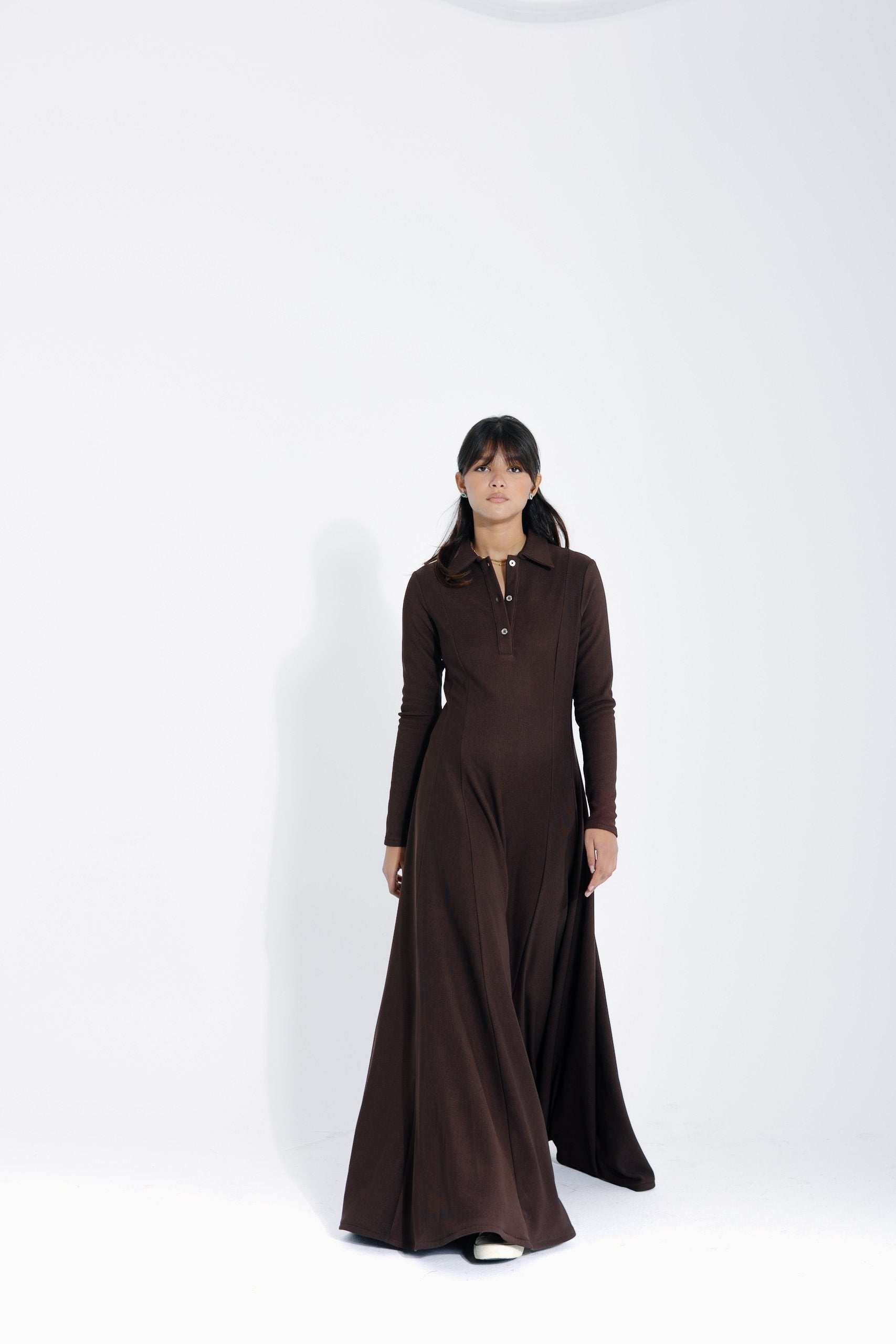 Kate Dress | Chocolate Brown