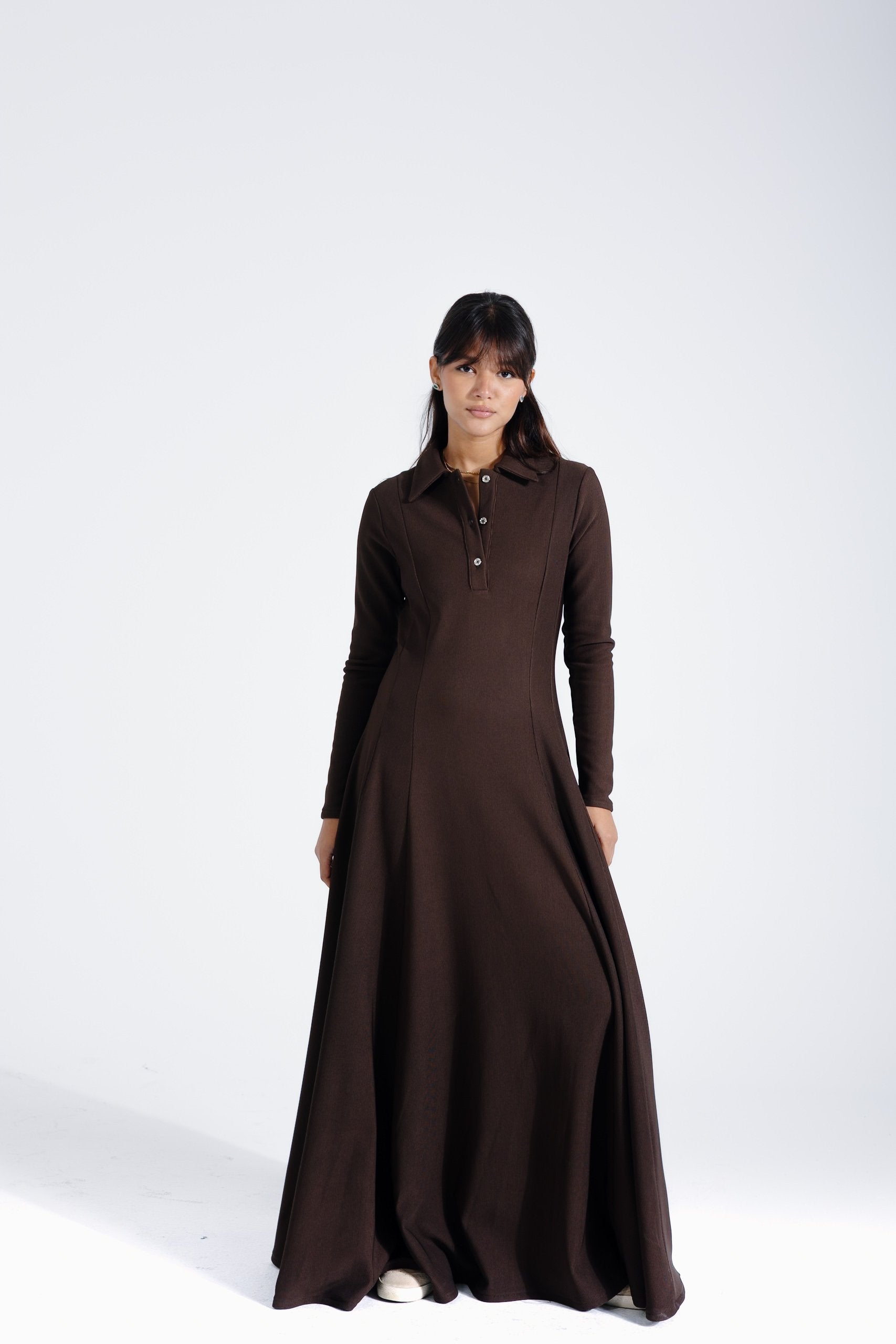 Kate Dress | Chocolate Brown
