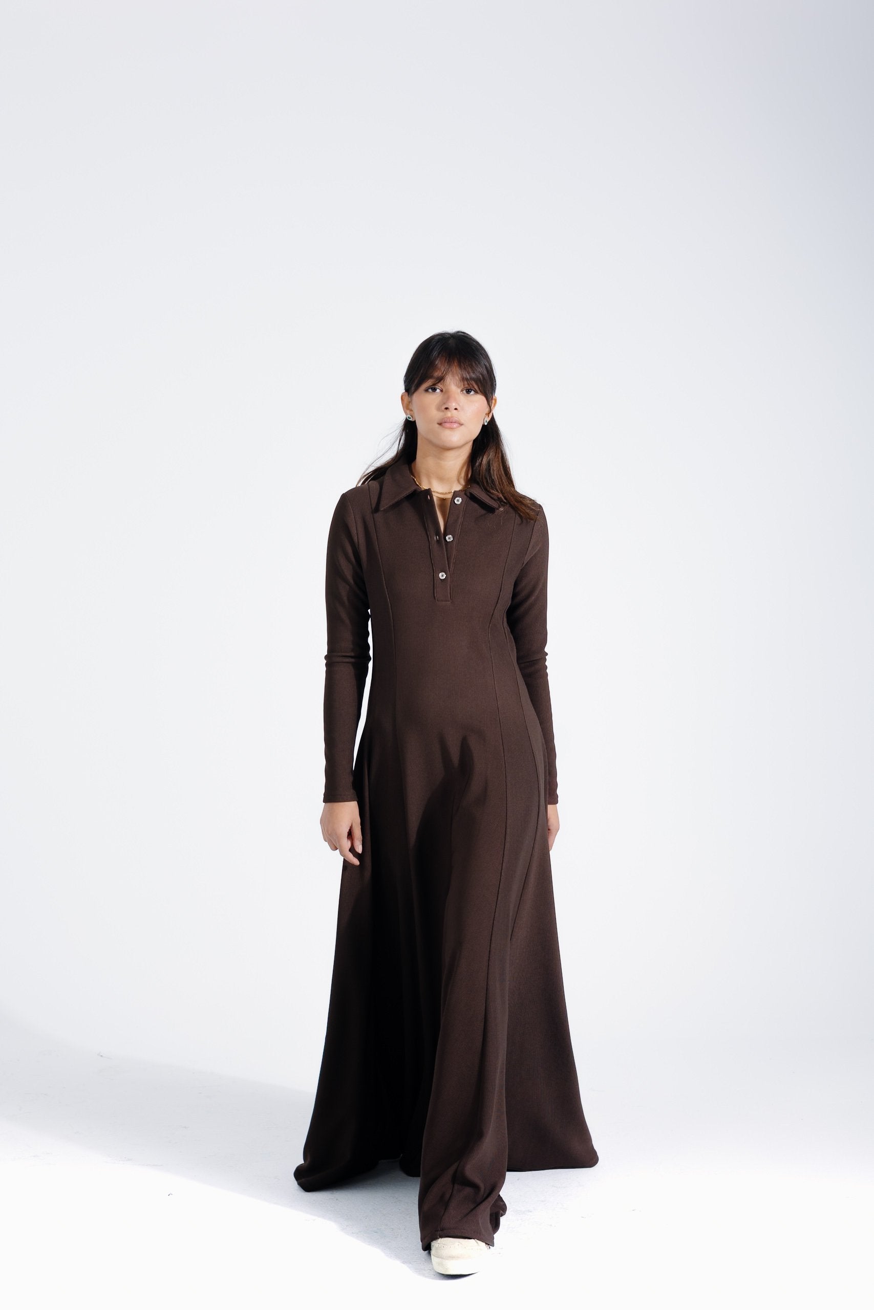 Kate Dress | Chocolate Brown