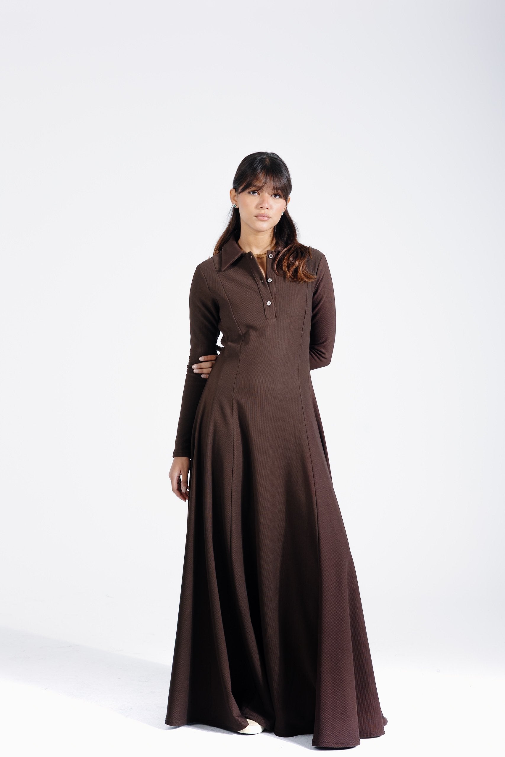 Kate Dress | Chocolate Brown