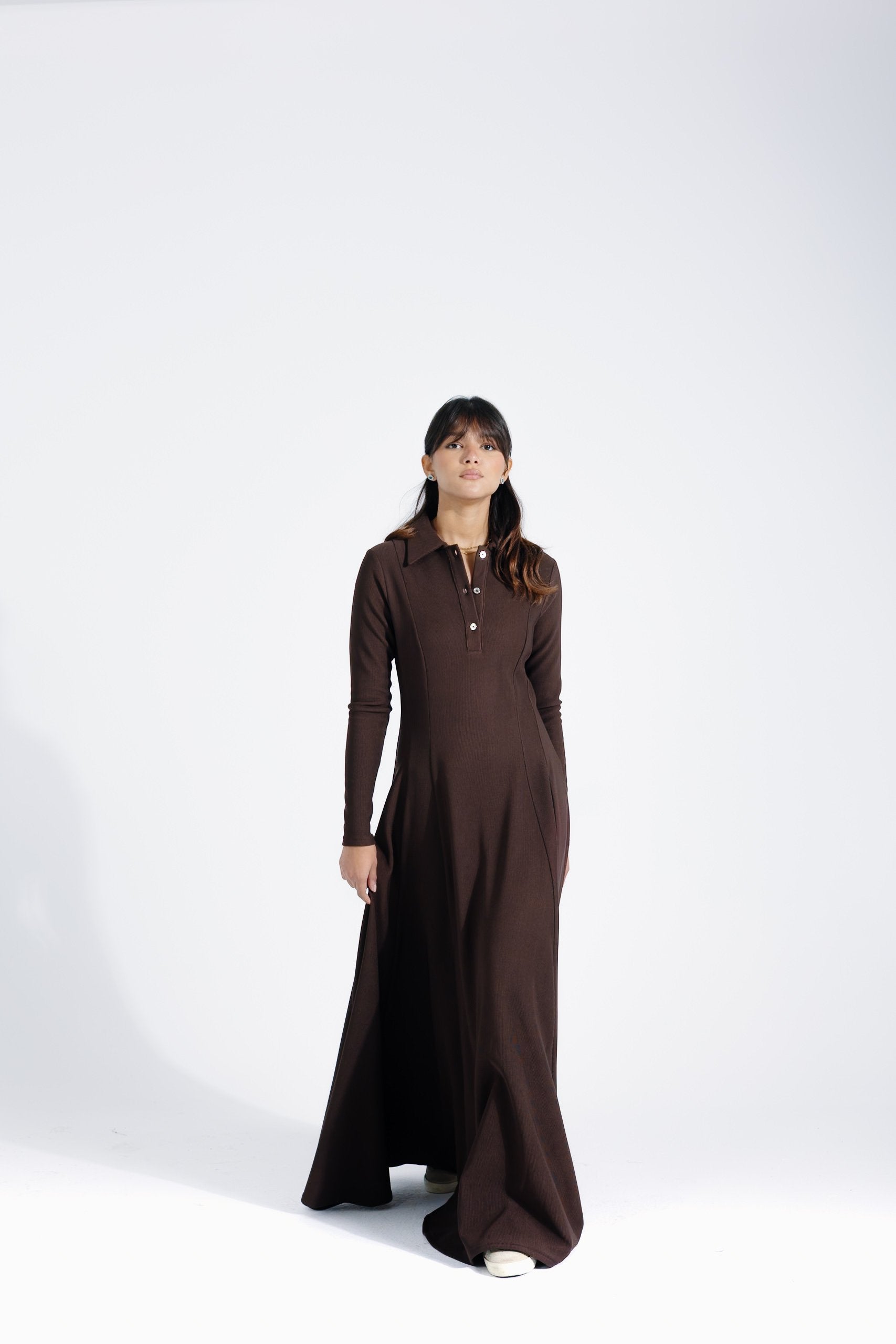 Kate Dress | Chocolate Brown