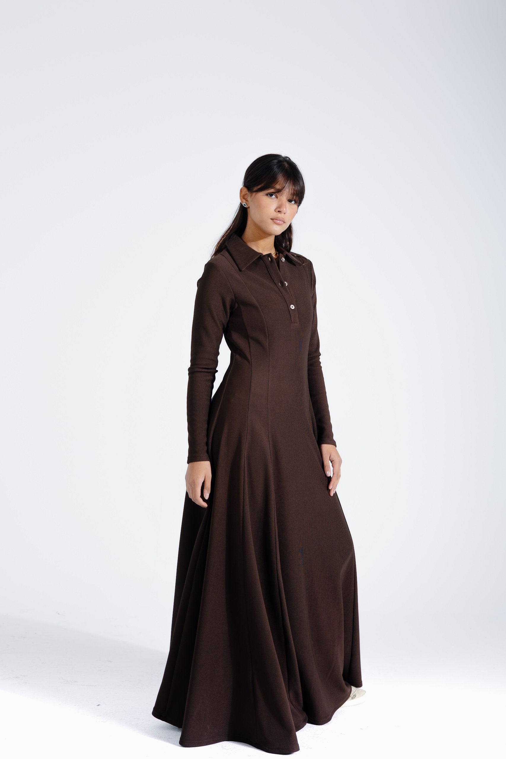 Kate Dress | Chocolate Brown
