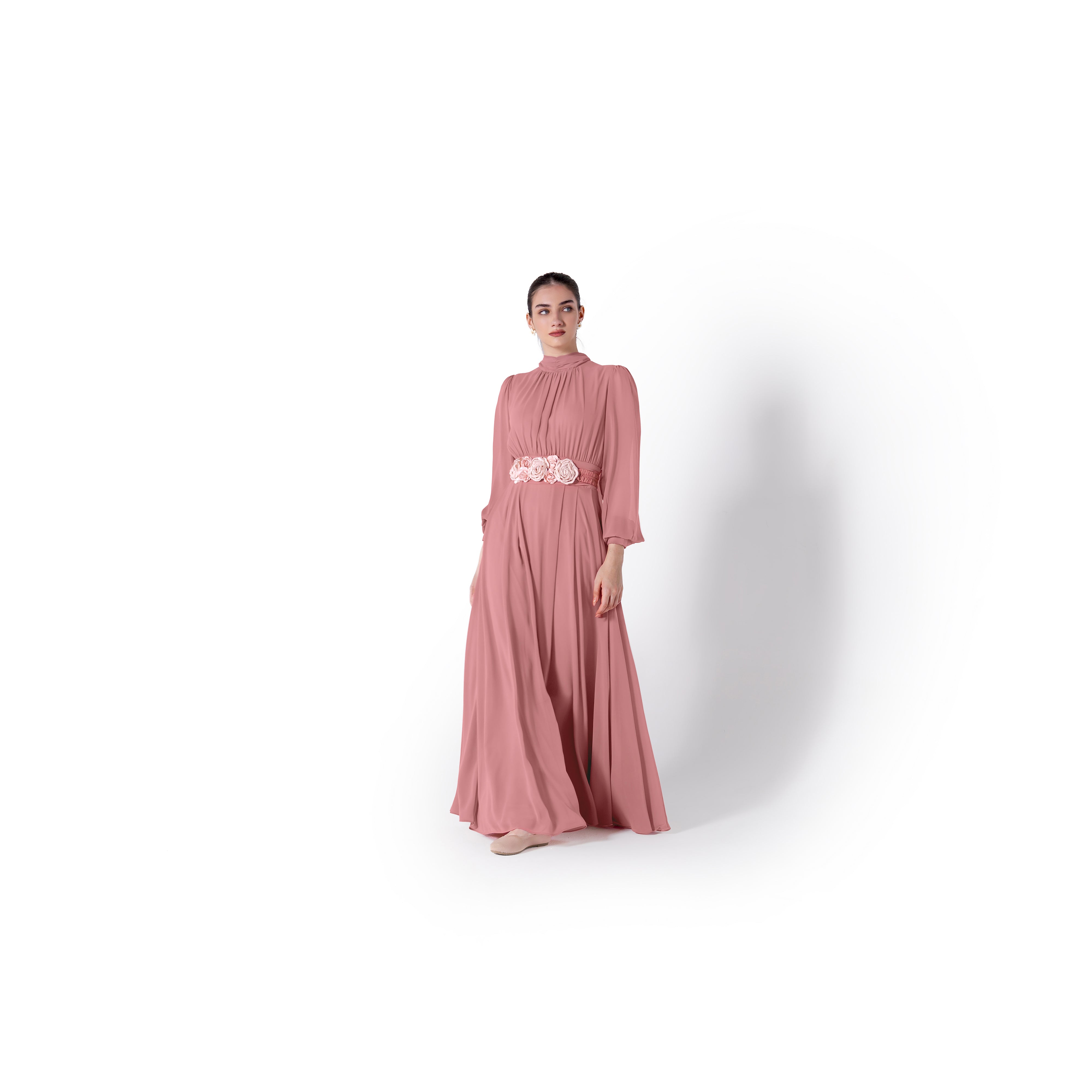 Lilith Dress | Coral Pink Black Swan Fashion