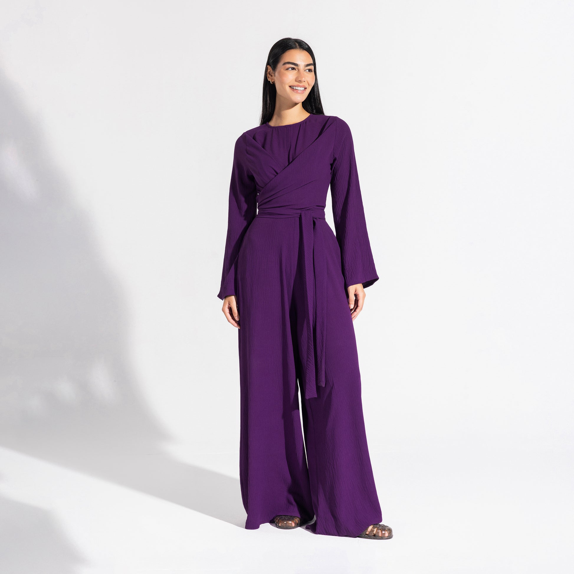 Lilo Jumpsuit | Purple Black Swan Fashion