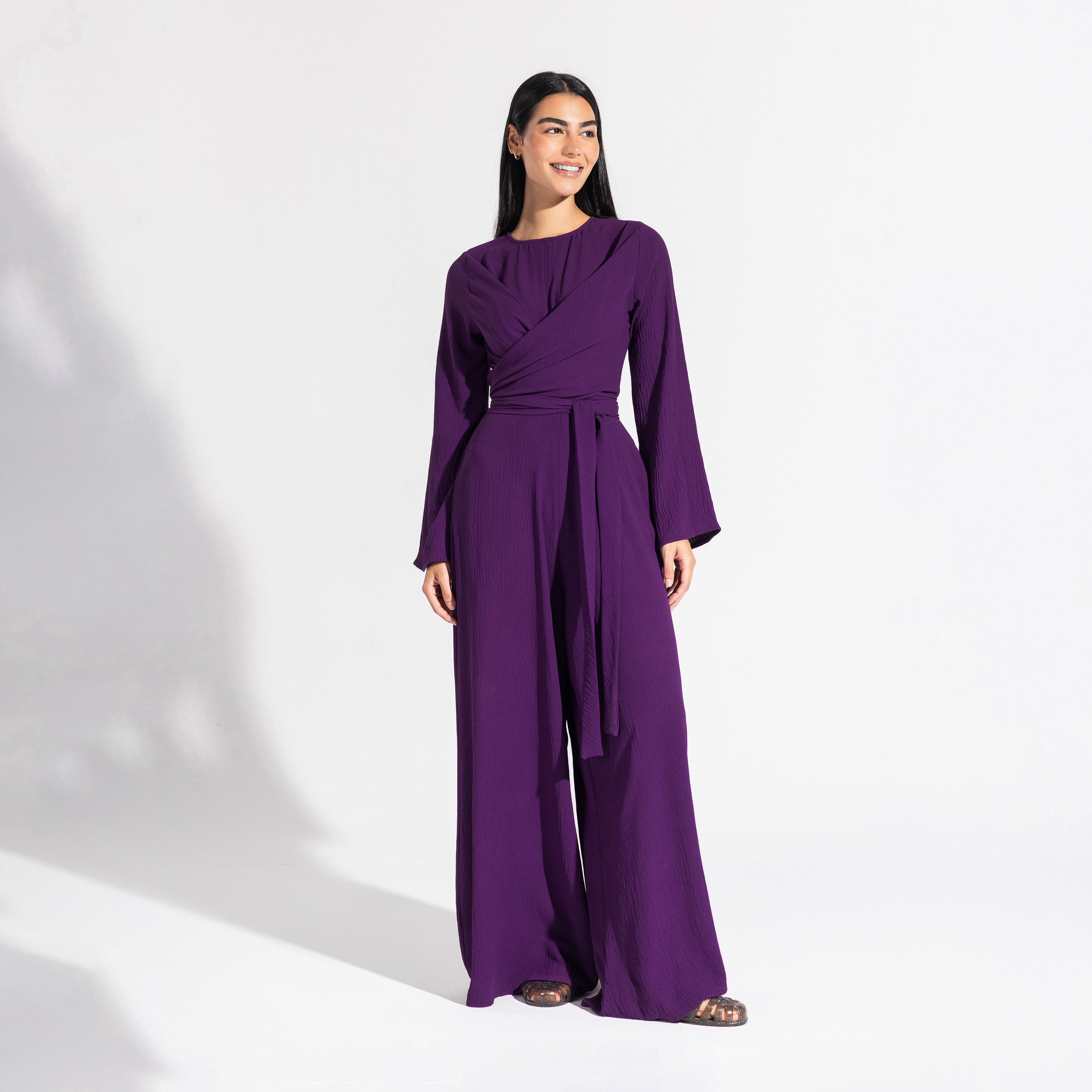 Lilo Jumpsuit | Purple Black Swan Fashion