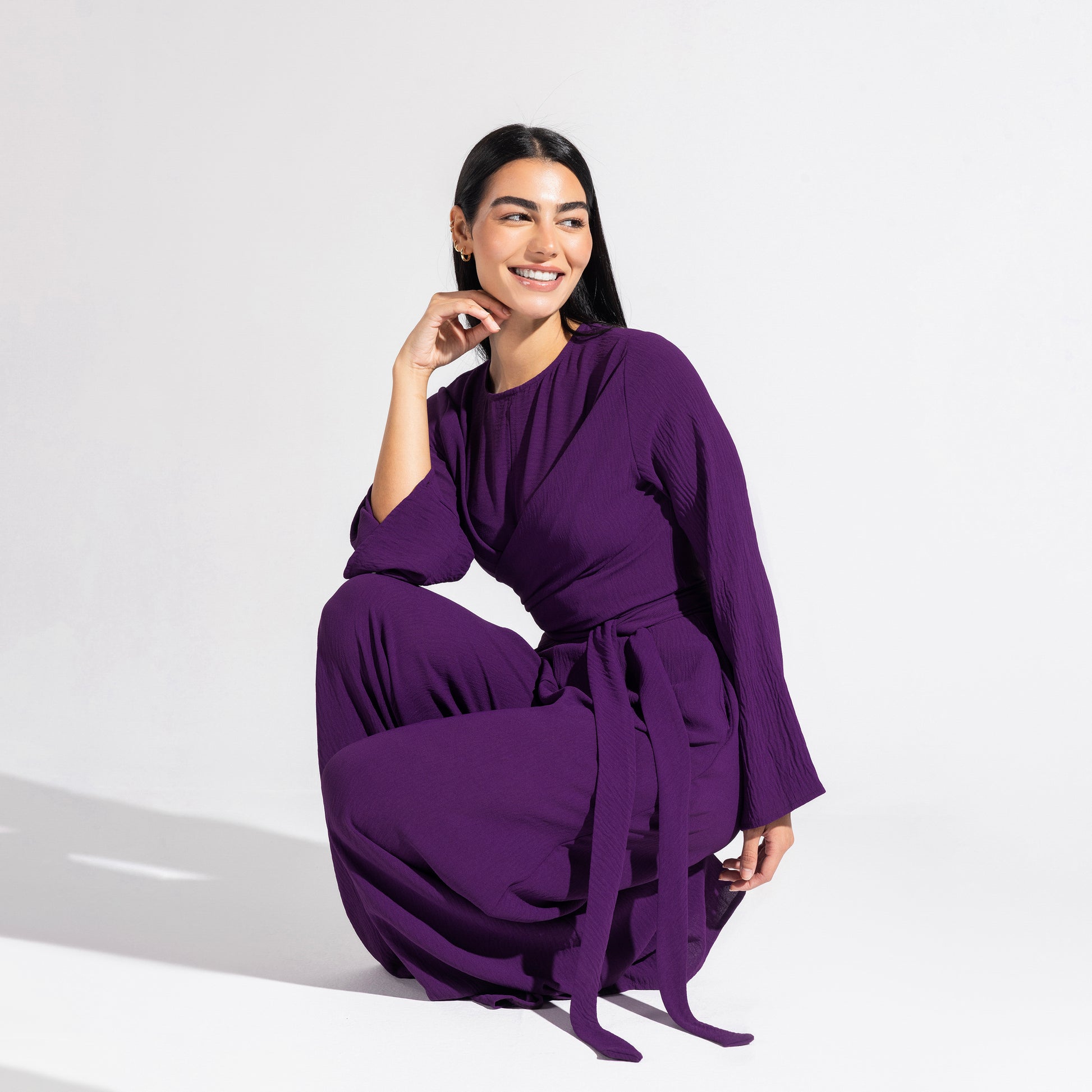 Lilo Jumpsuit | Purple Black Swan Fashion