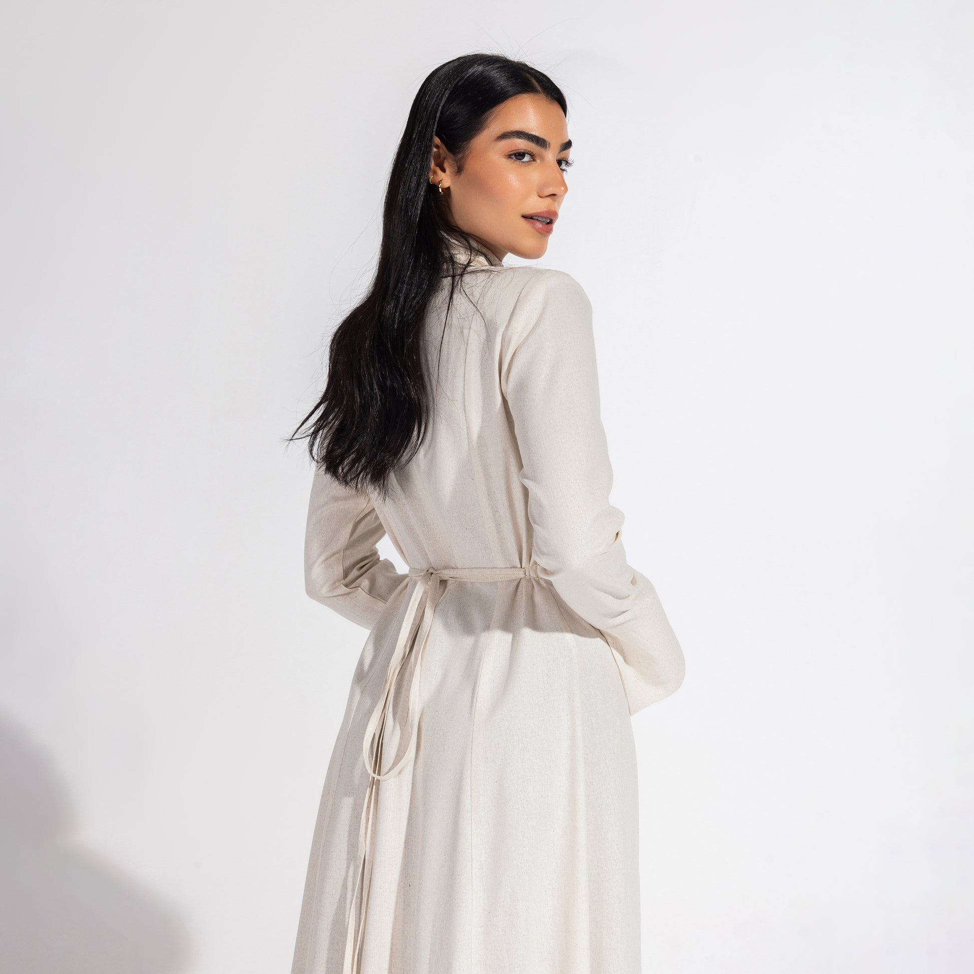 Liora Longline Top | Ivory Black Swan Fashion