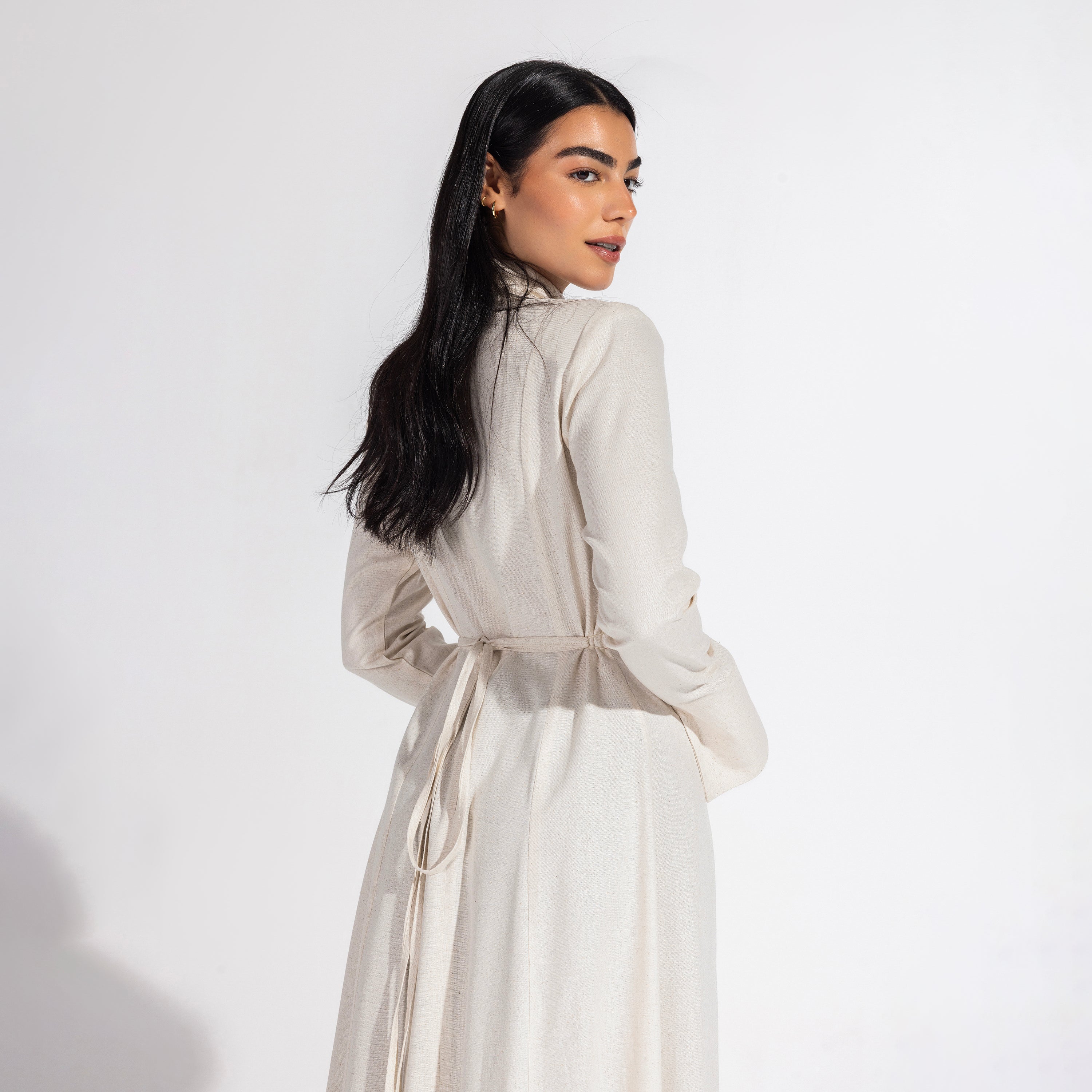 Liora Longline Top | Ivory Black Swan Fashion