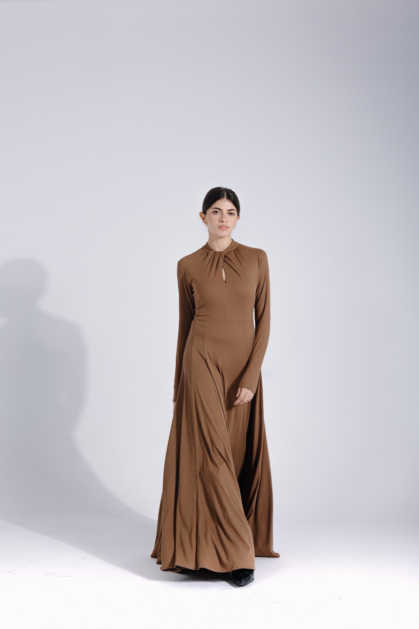 Margaret Dress | Hazelnut Black Swan Fashion
