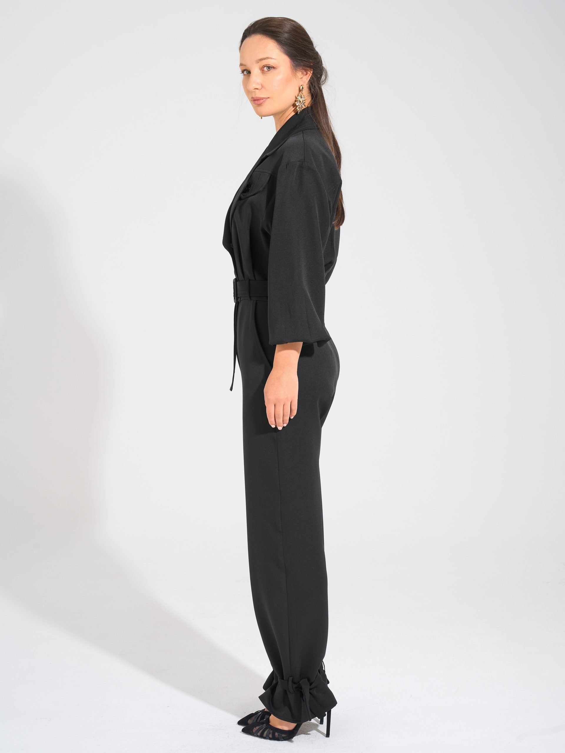 Military jumpsuit | Black Black Swan Fashion