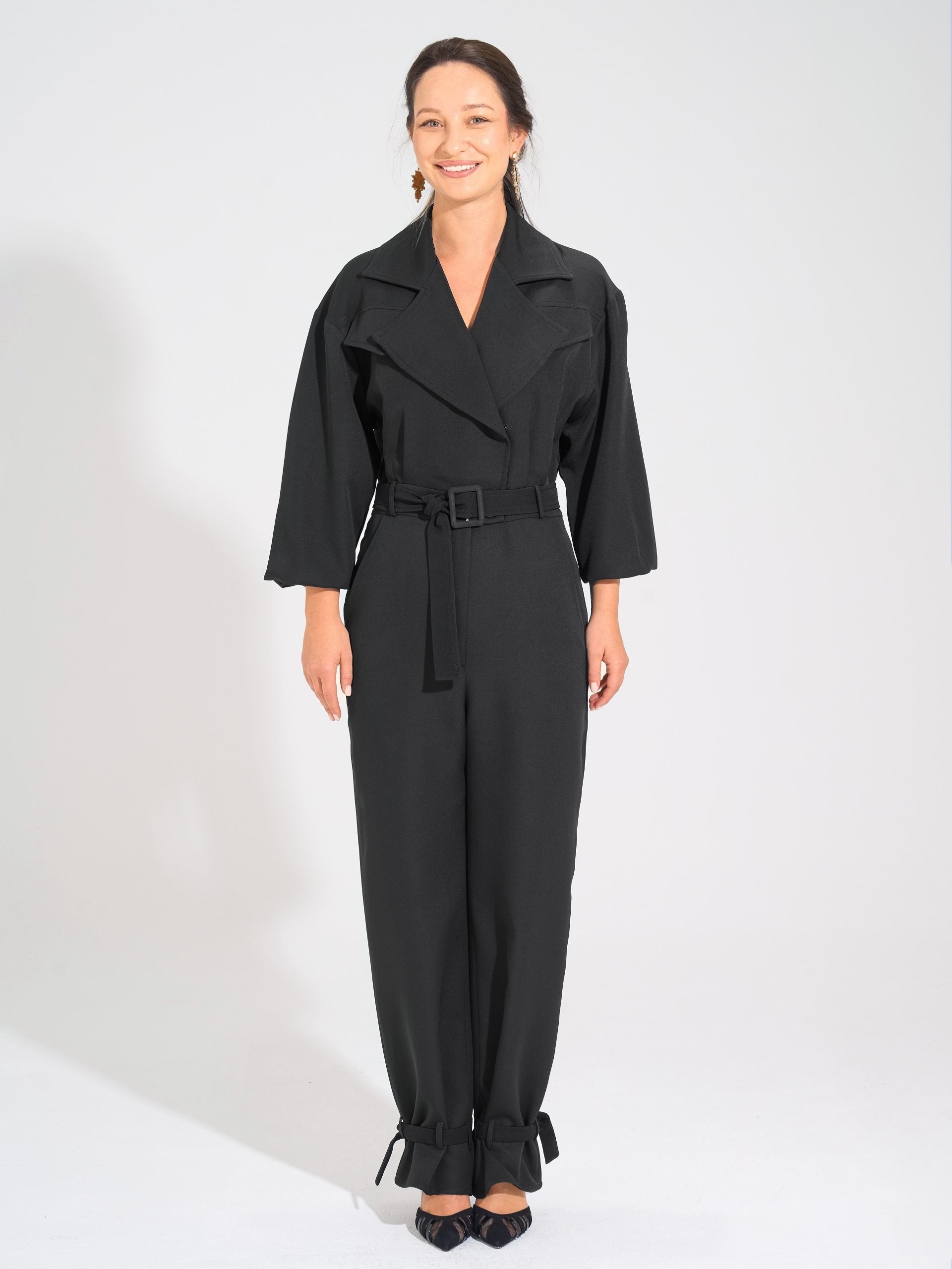 Military jumpsuit | Black Black Swan Fashion
