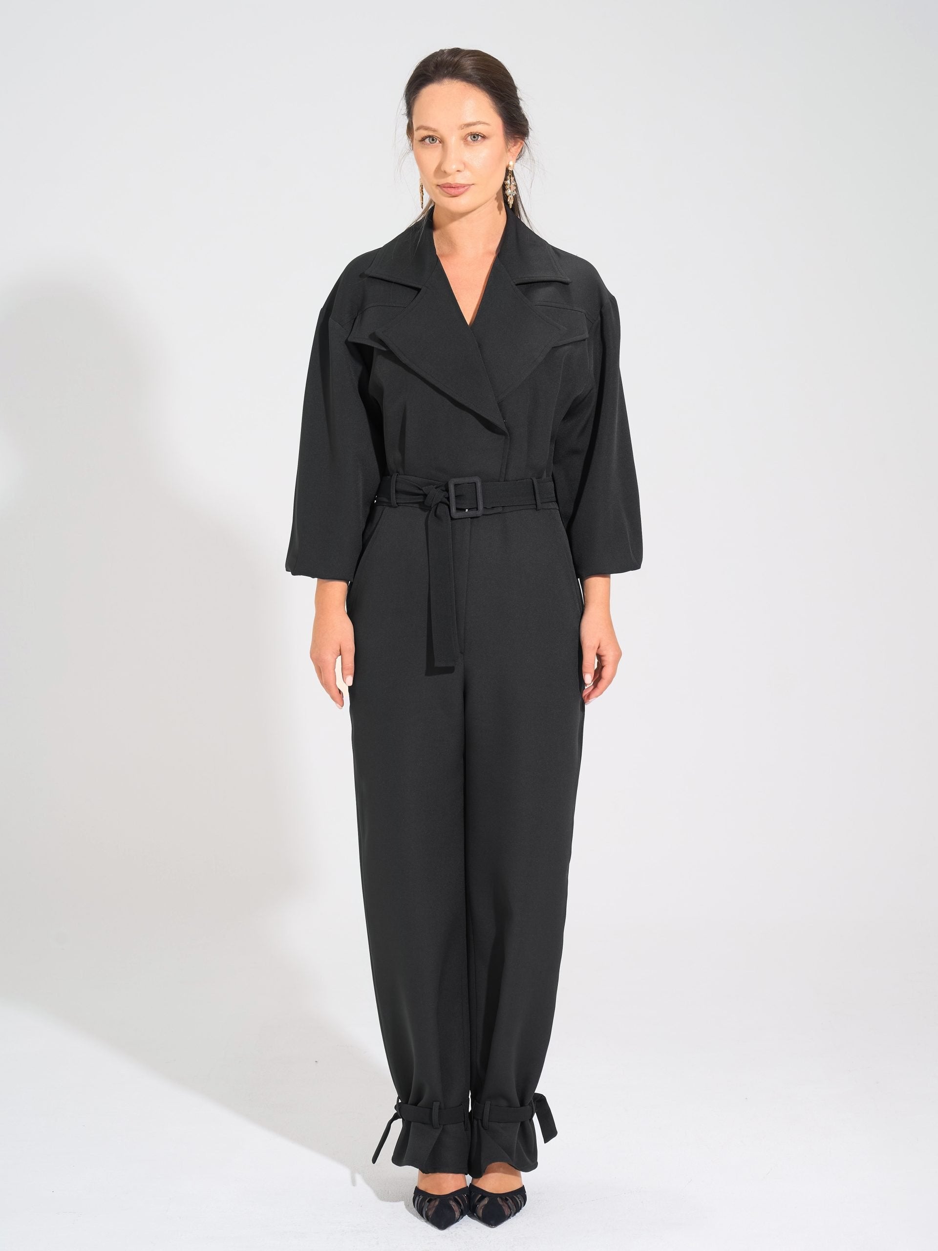 Military jumpsuit | Black Black Swan Fashion