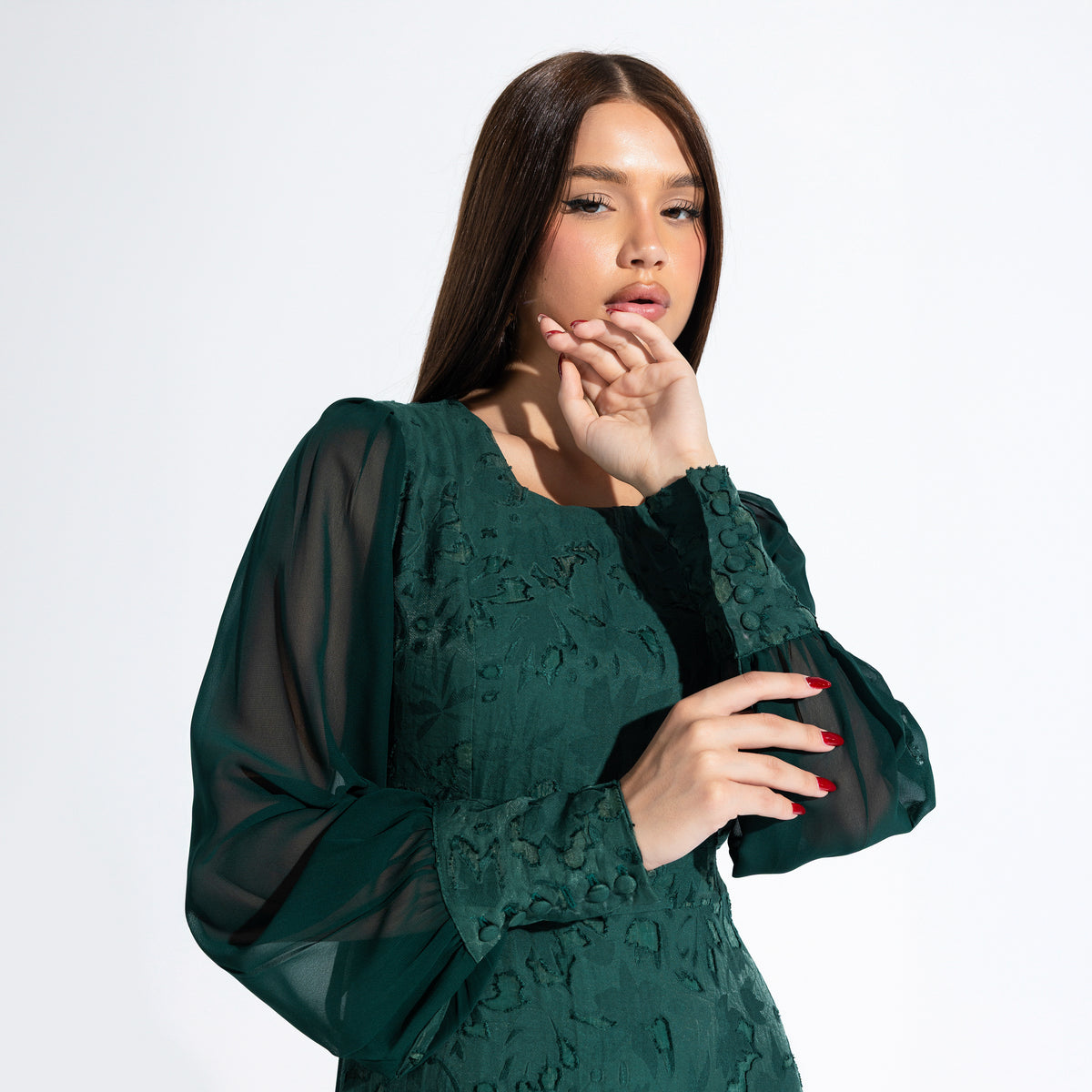 Odile Dress | Emerald Black Swan Fashion