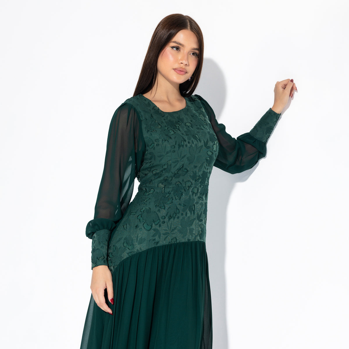 Odile Dress | Emerald Black Swan Fashion