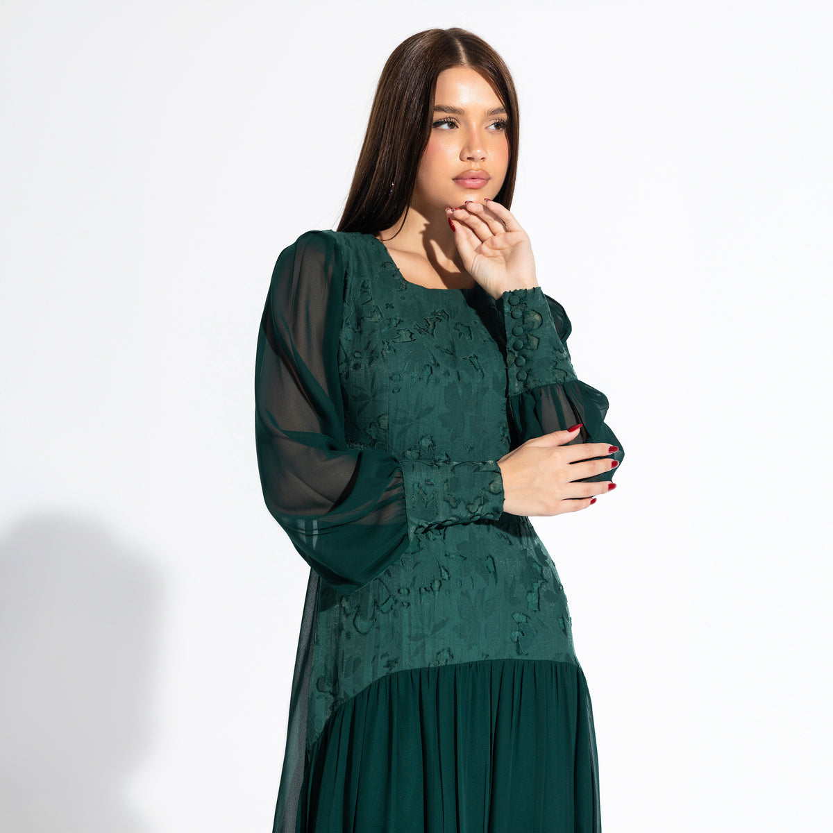 Odile Dress | Emerald Black Swan Fashion