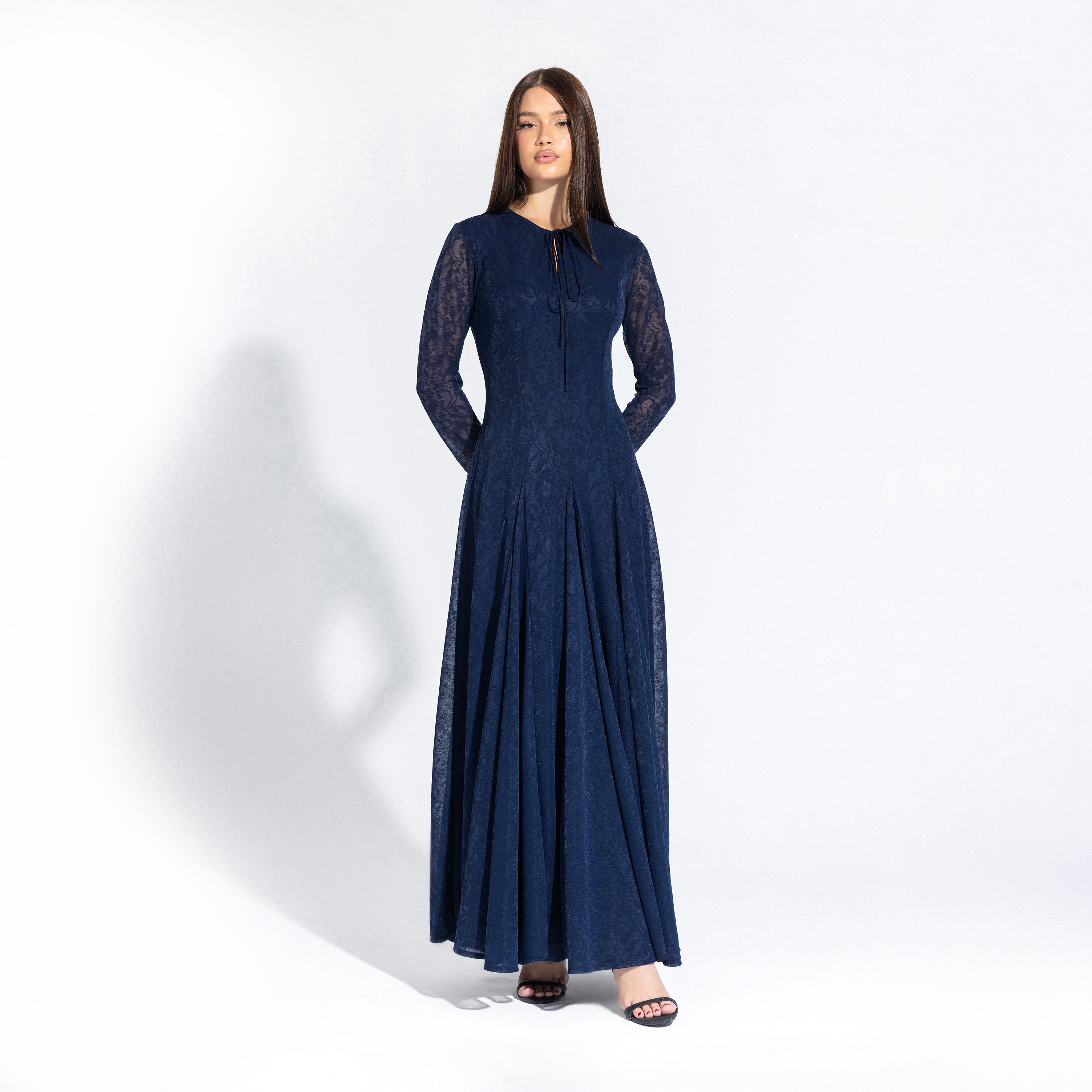 Onyx Dress | Navy Black Swan Fashion