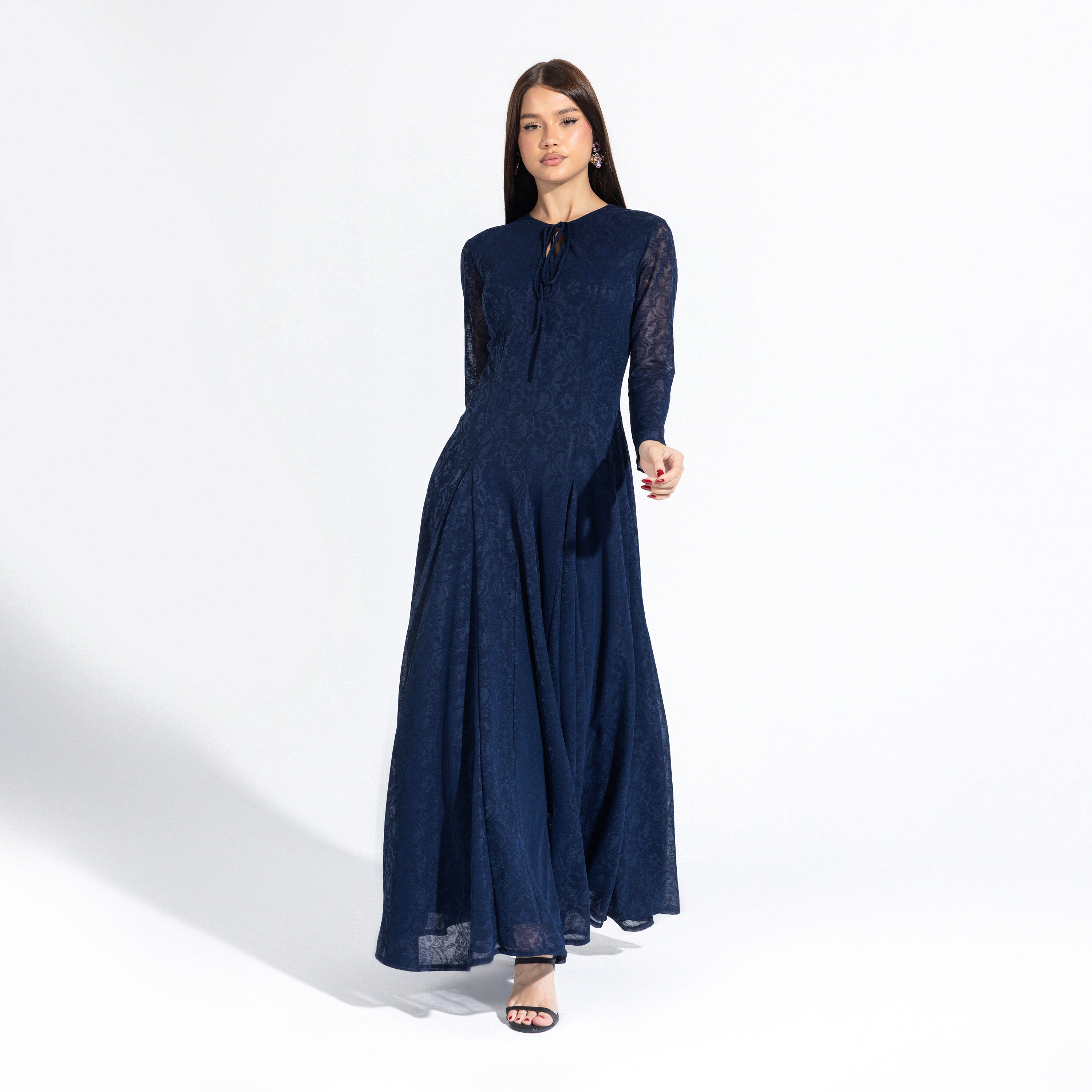 Onyx Dress | Navy Black Swan Fashion