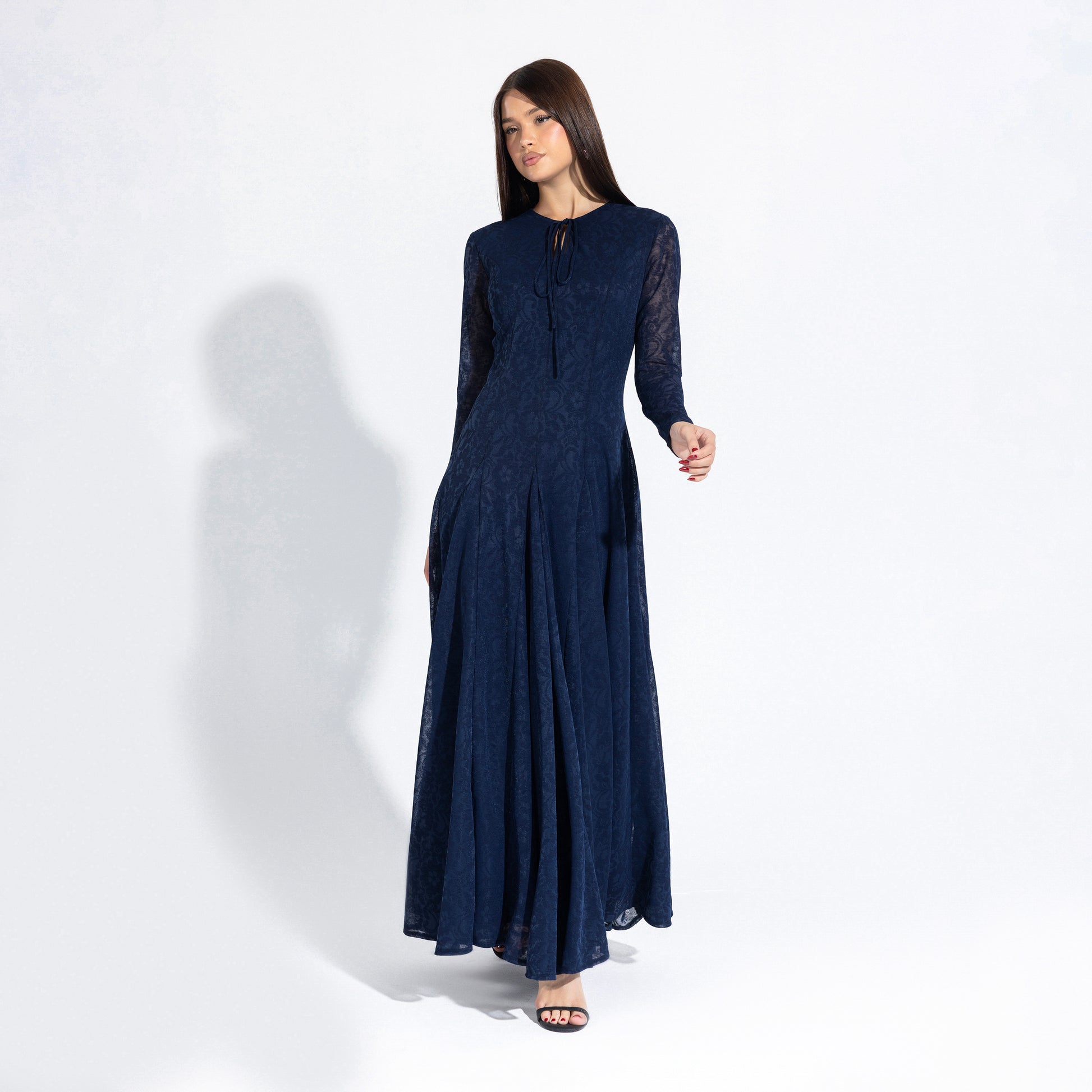 Onyx Dress | Navy Black Swan Fashion