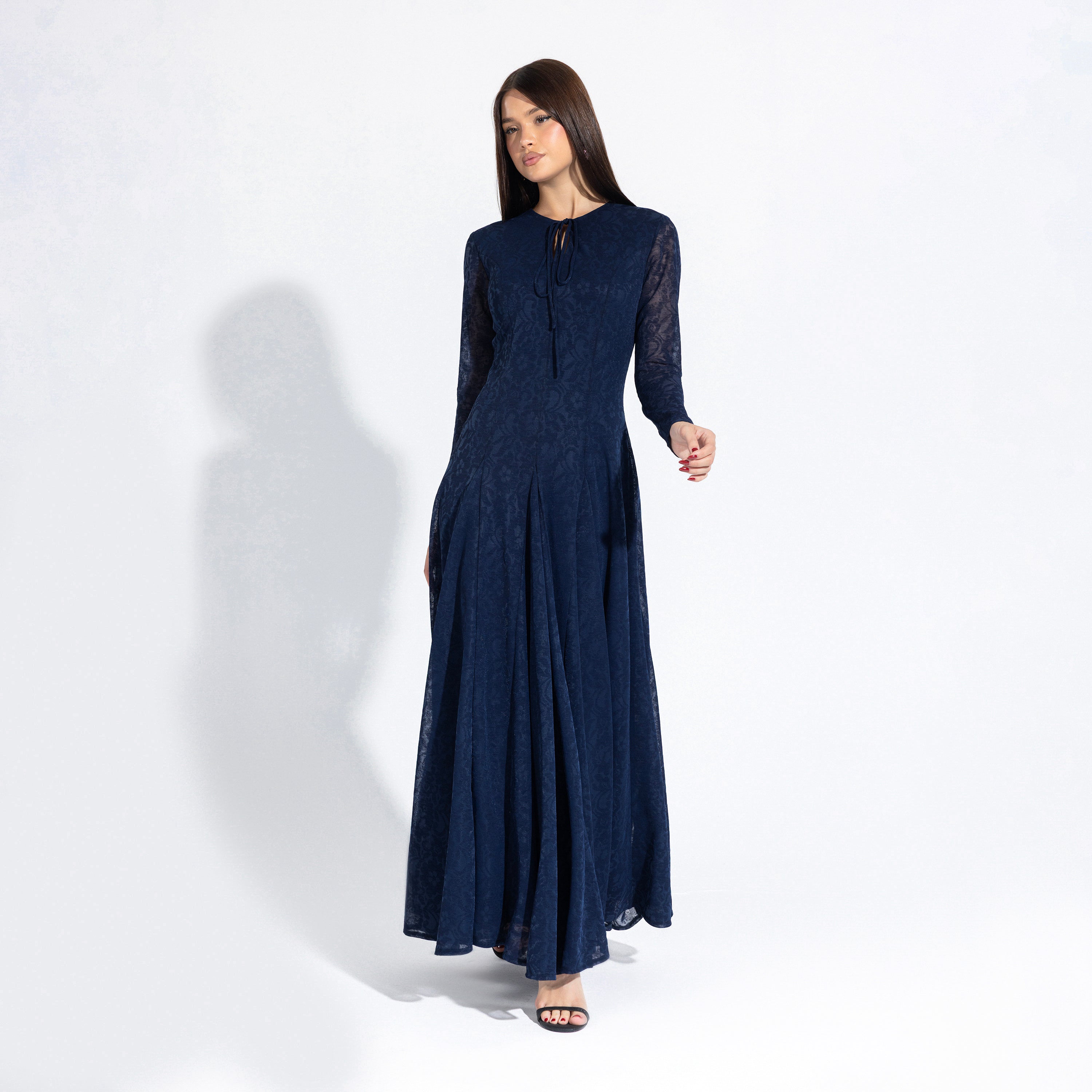 Onyx Dress | Navy Black Swan Fashion