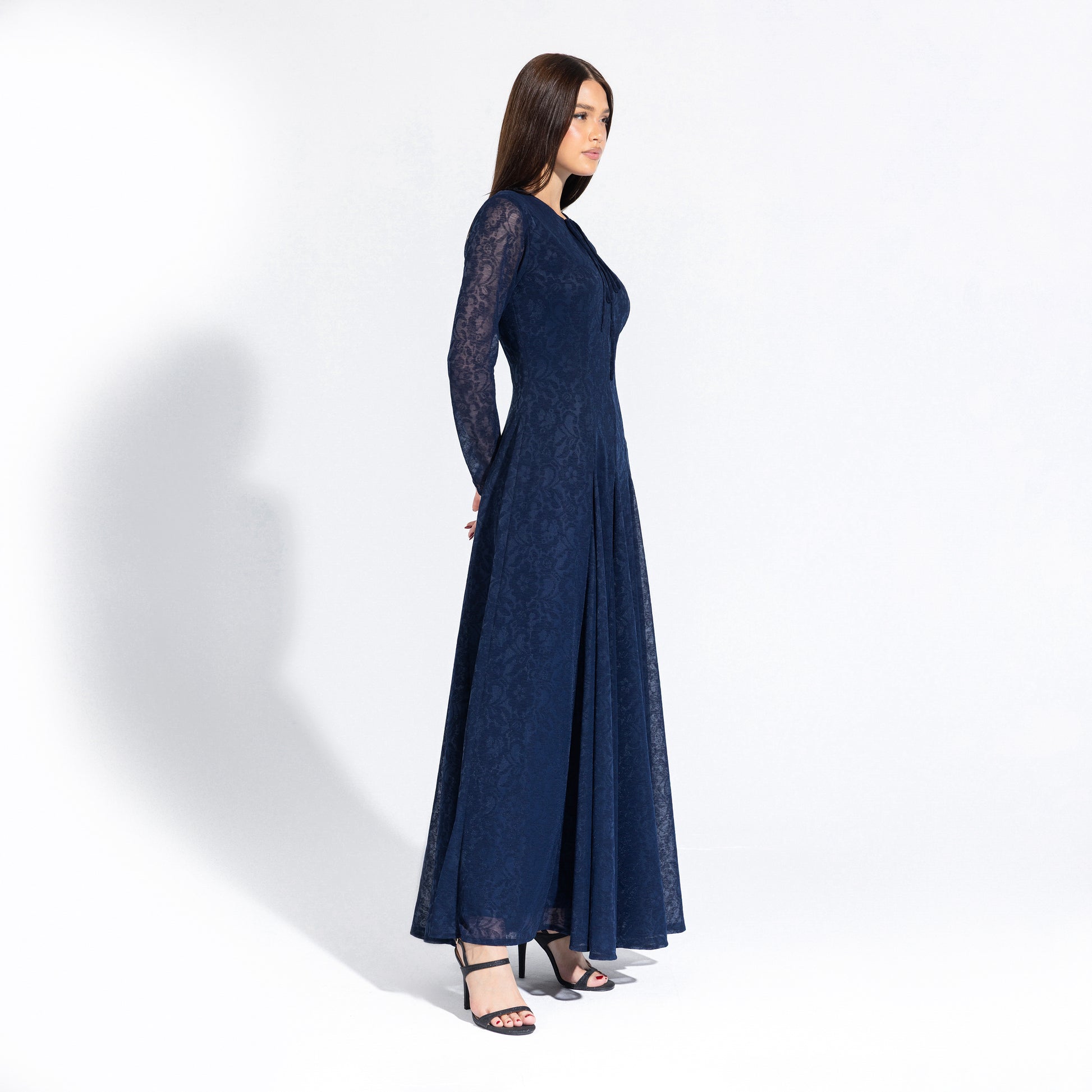 Onyx Dress | Navy Black Swan Fashion