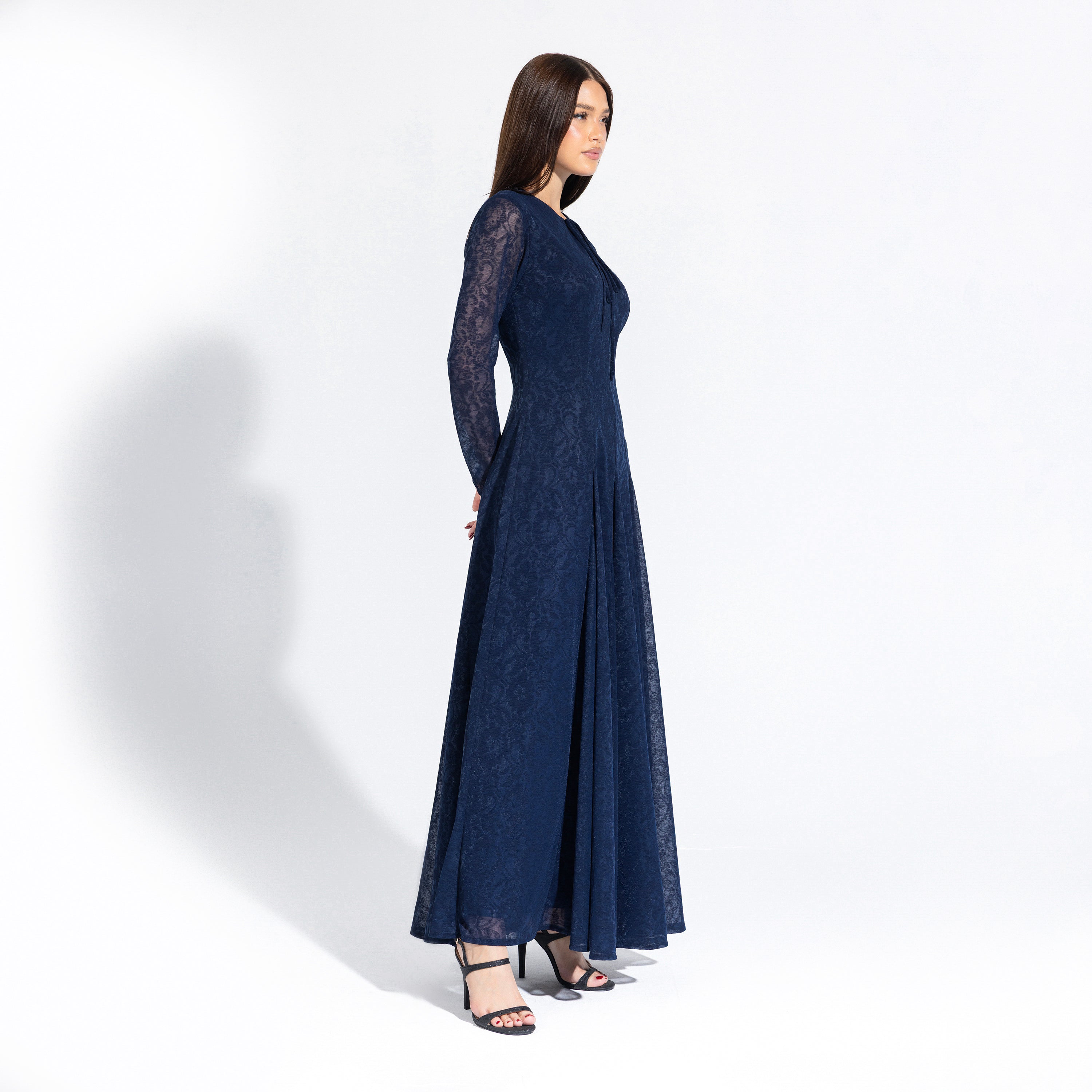 Onyx Dress | Navy Black Swan Fashion