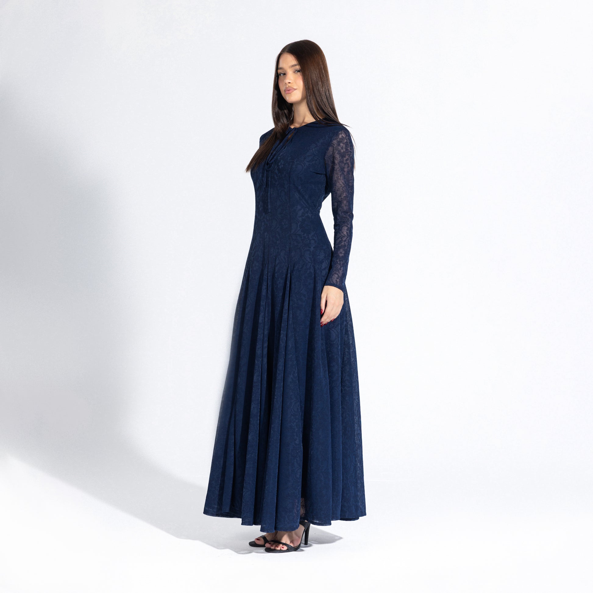 Onyx Dress | Navy Black Swan Fashion