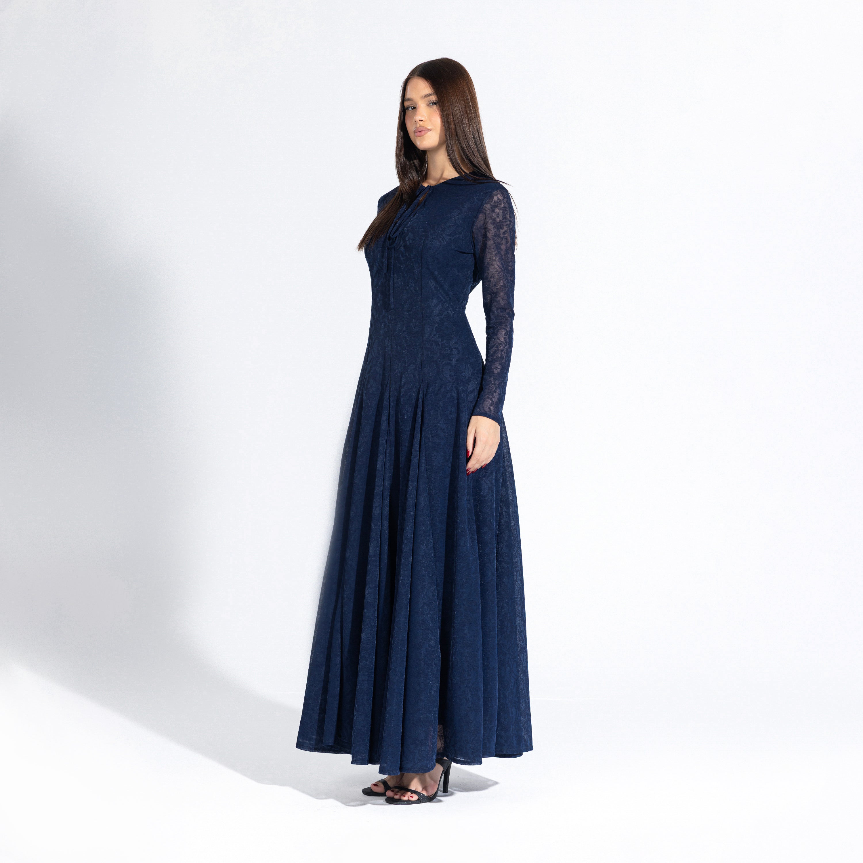 Onyx Dress | Navy Black Swan Fashion