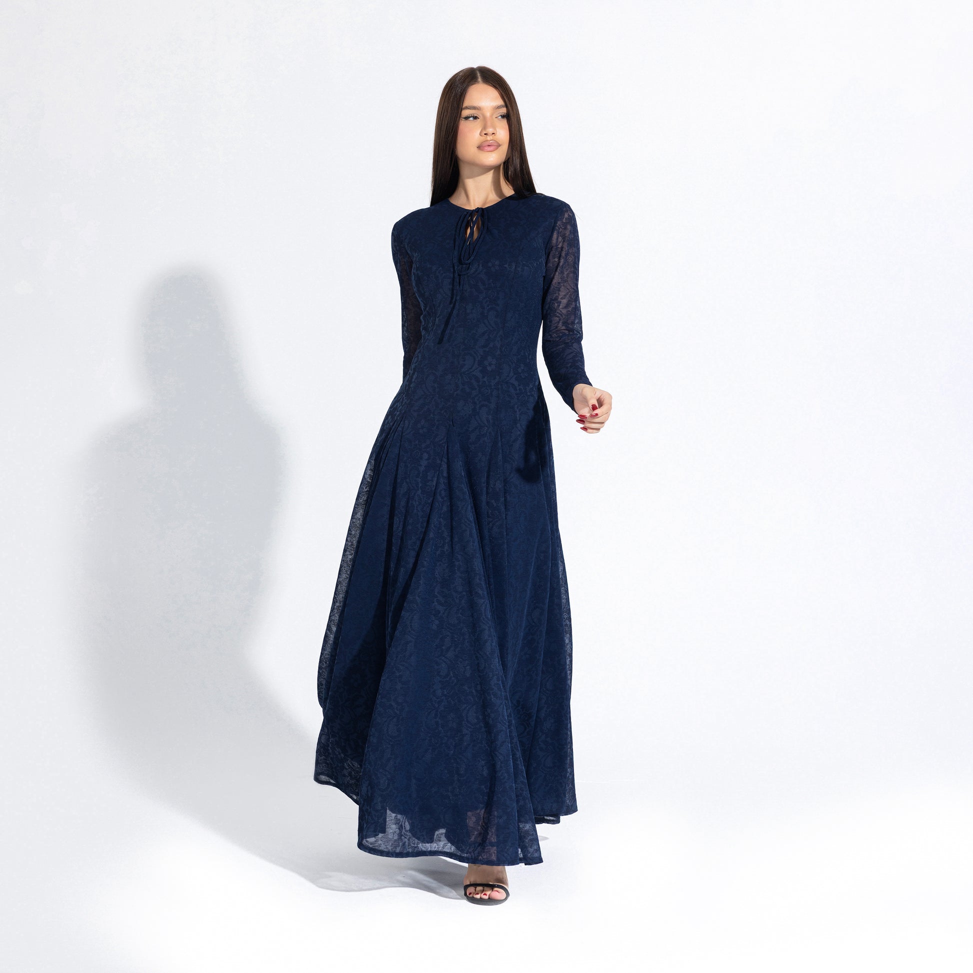 Onyx Dress | Navy Black Swan Fashion