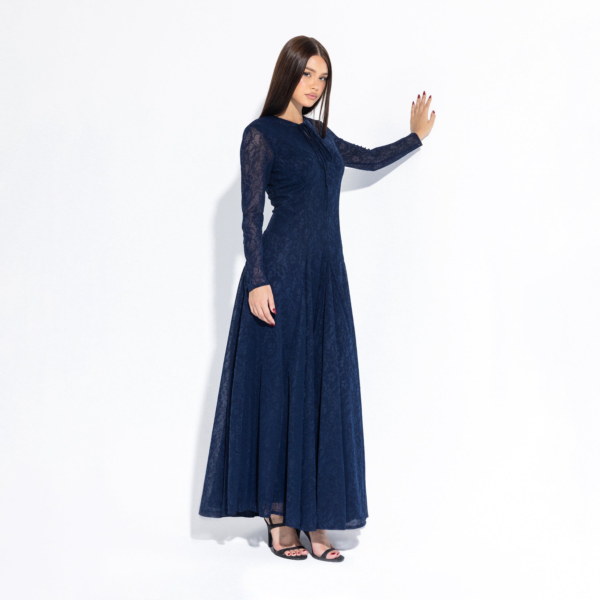 Onyx Dress | Navy Black Swan Fashion