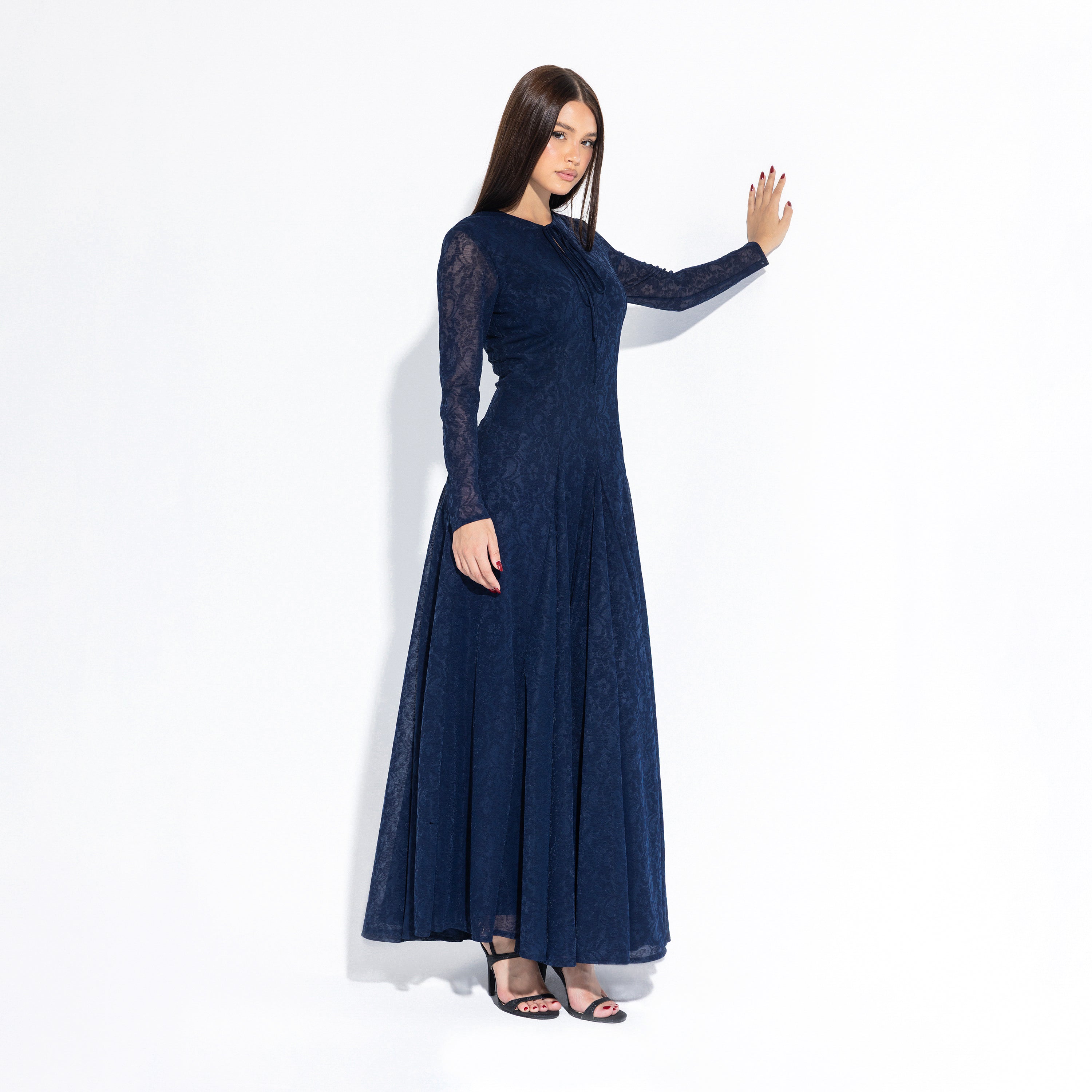 Onyx Dress | Navy Black Swan Fashion
