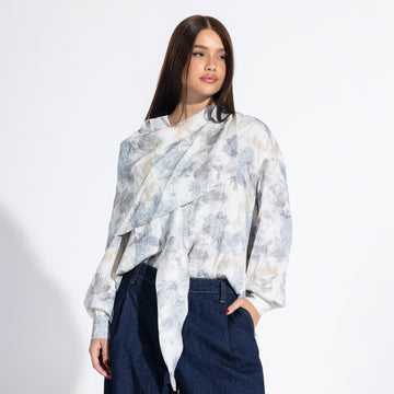 Phoebe Blouse | Cloud Black Swan Fashion
