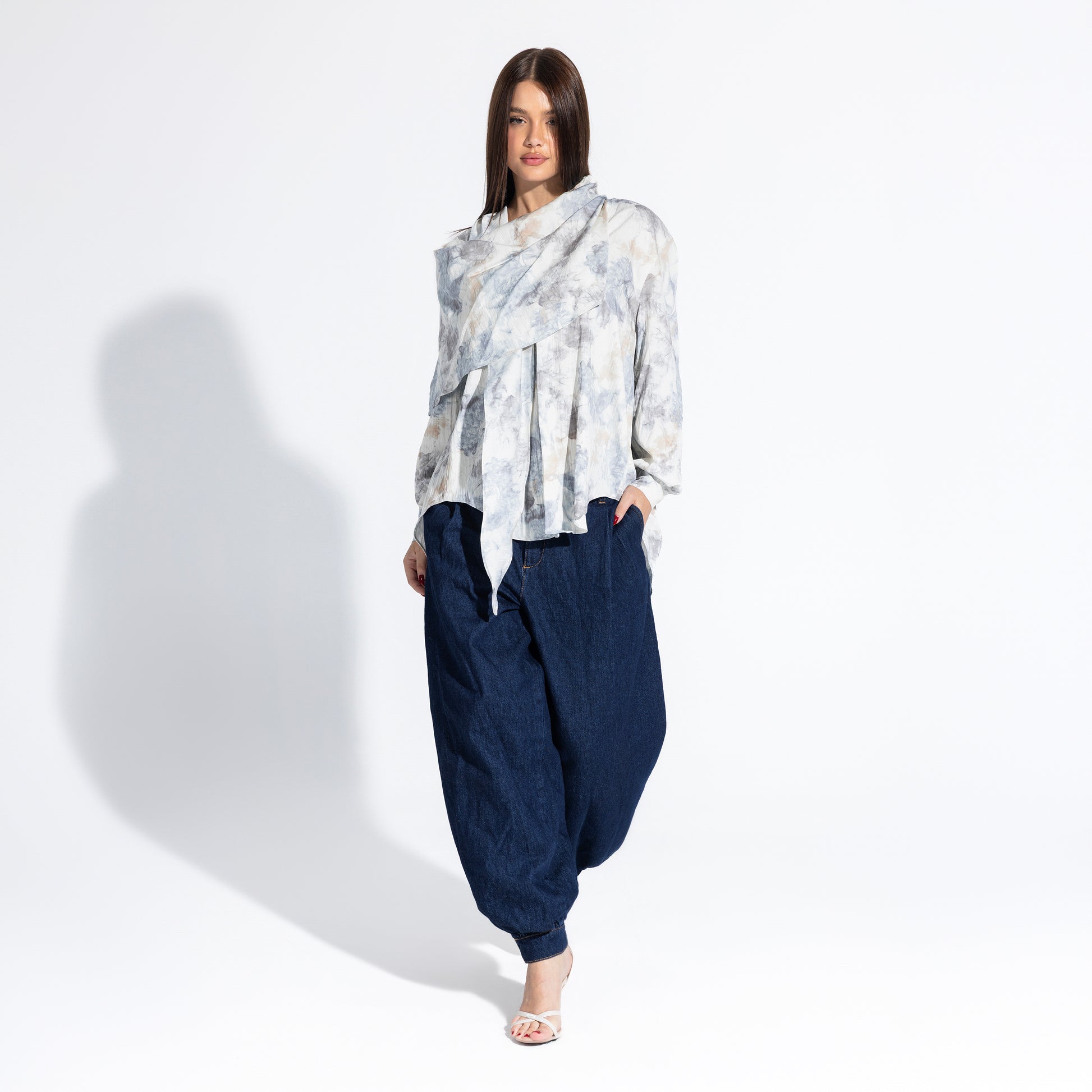 Phoebe Blouse | Cloud Black Swan Fashion