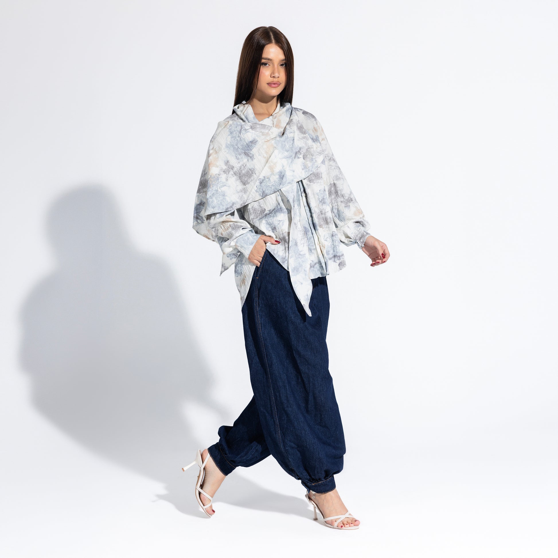 Phoebe Blouse | Cloud Black Swan Fashion
