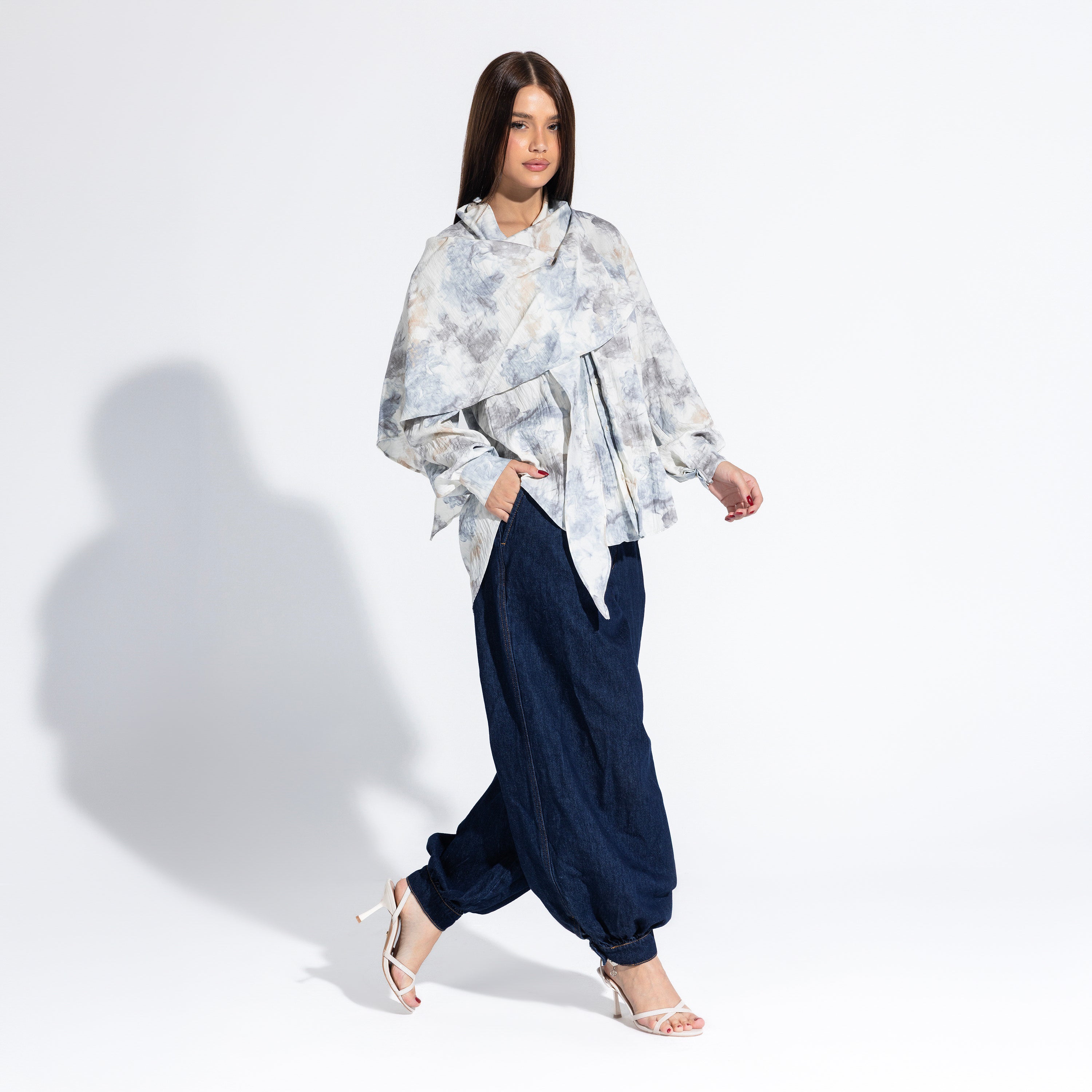Phoebe Blouse | Cloud Black Swan Fashion