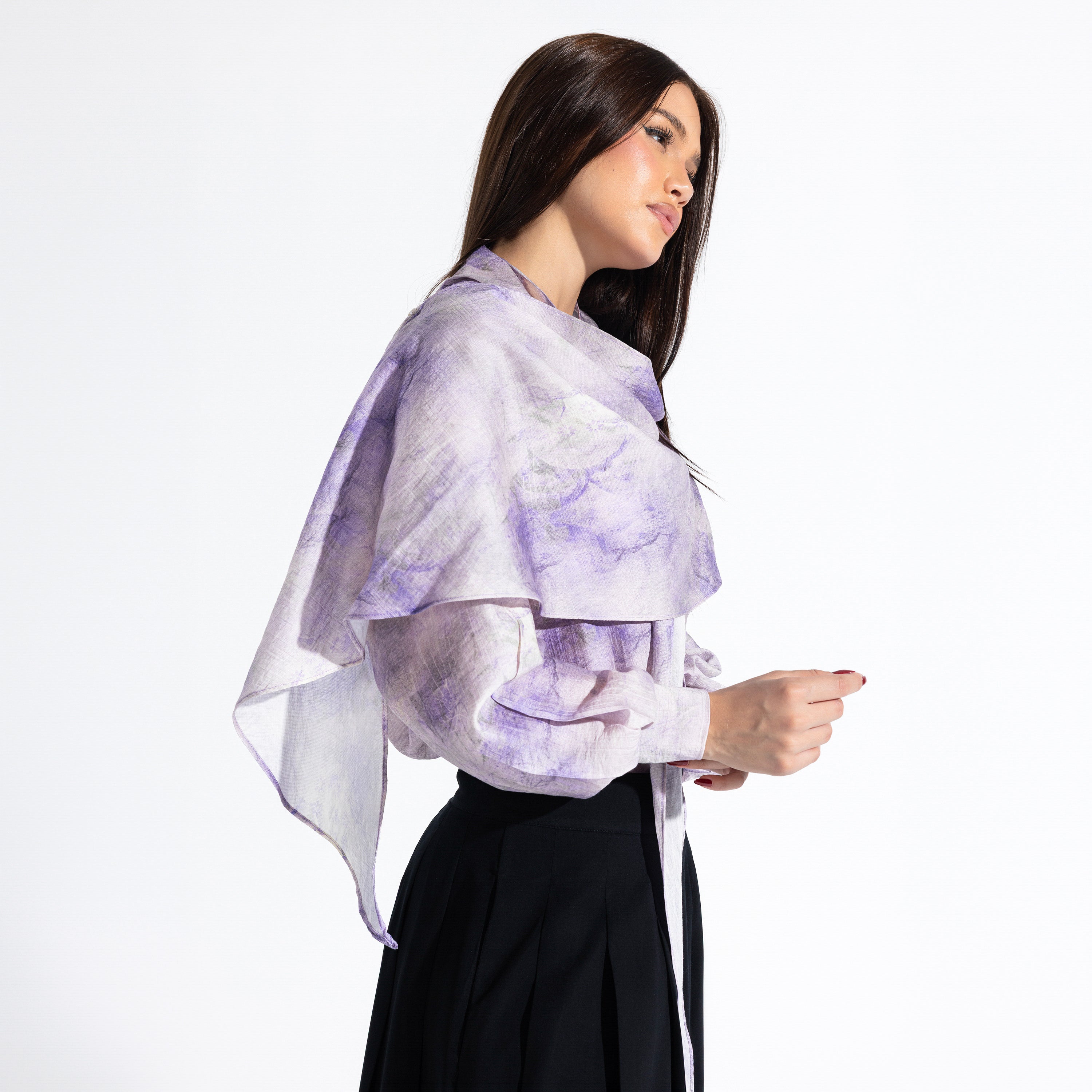 Phoebe Blouse | Lilac Black Swan Fashion