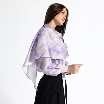 Phoebe Blouse | Lilac Black Swan Fashion