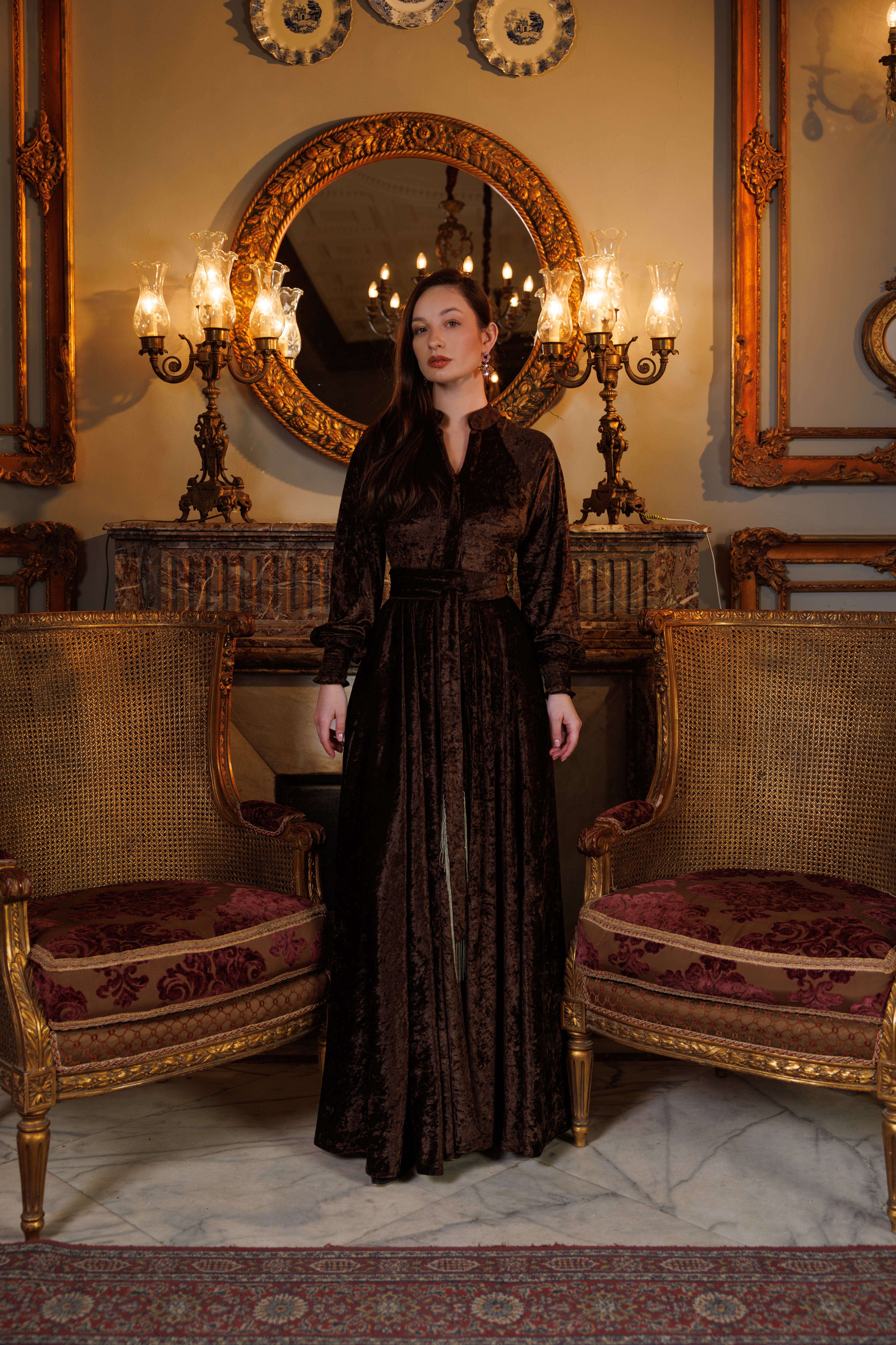 Raya Dress | Brown Black Swan Fashion