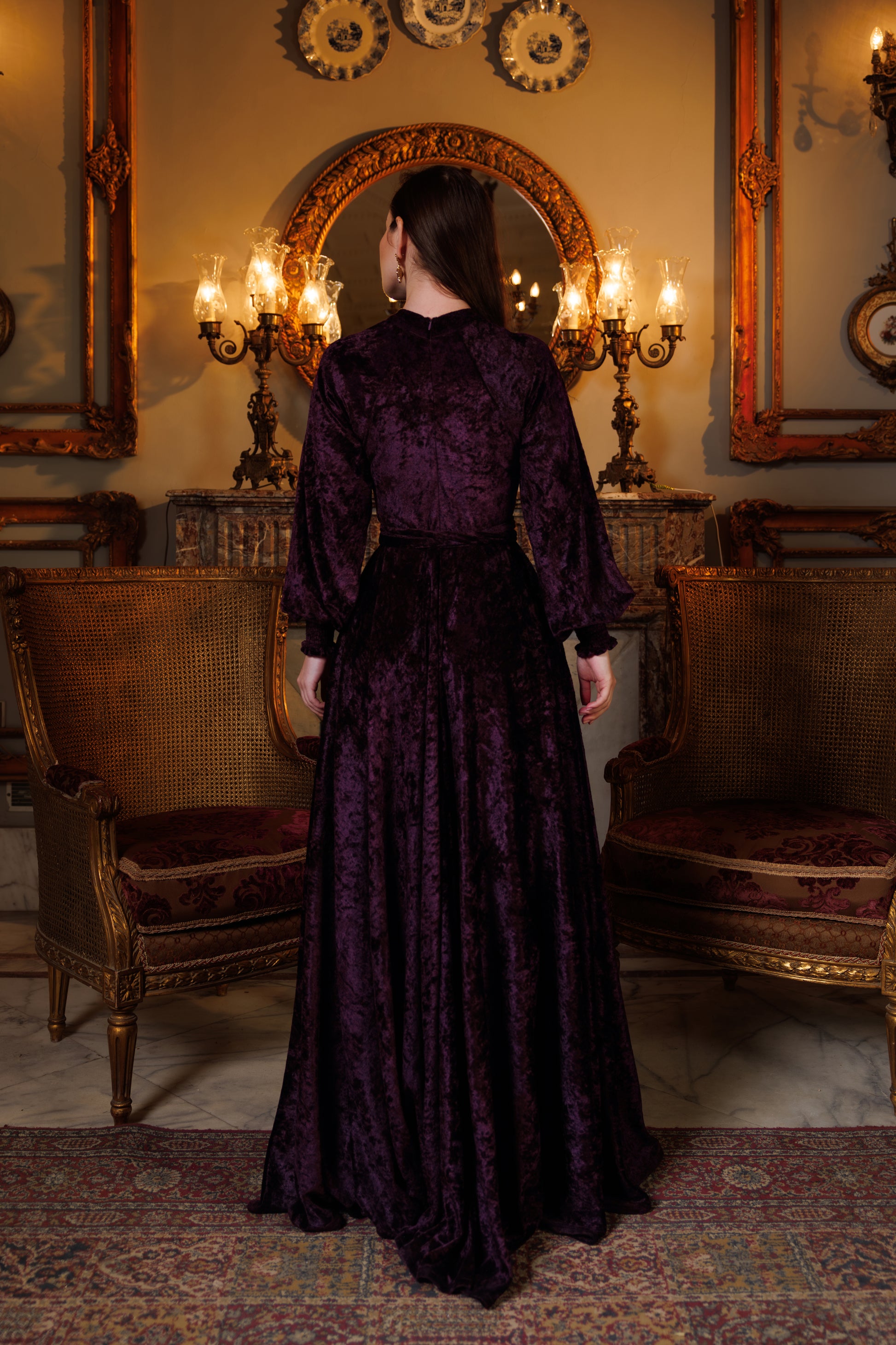 Raya Dress | Purple Black Swan Fashion
