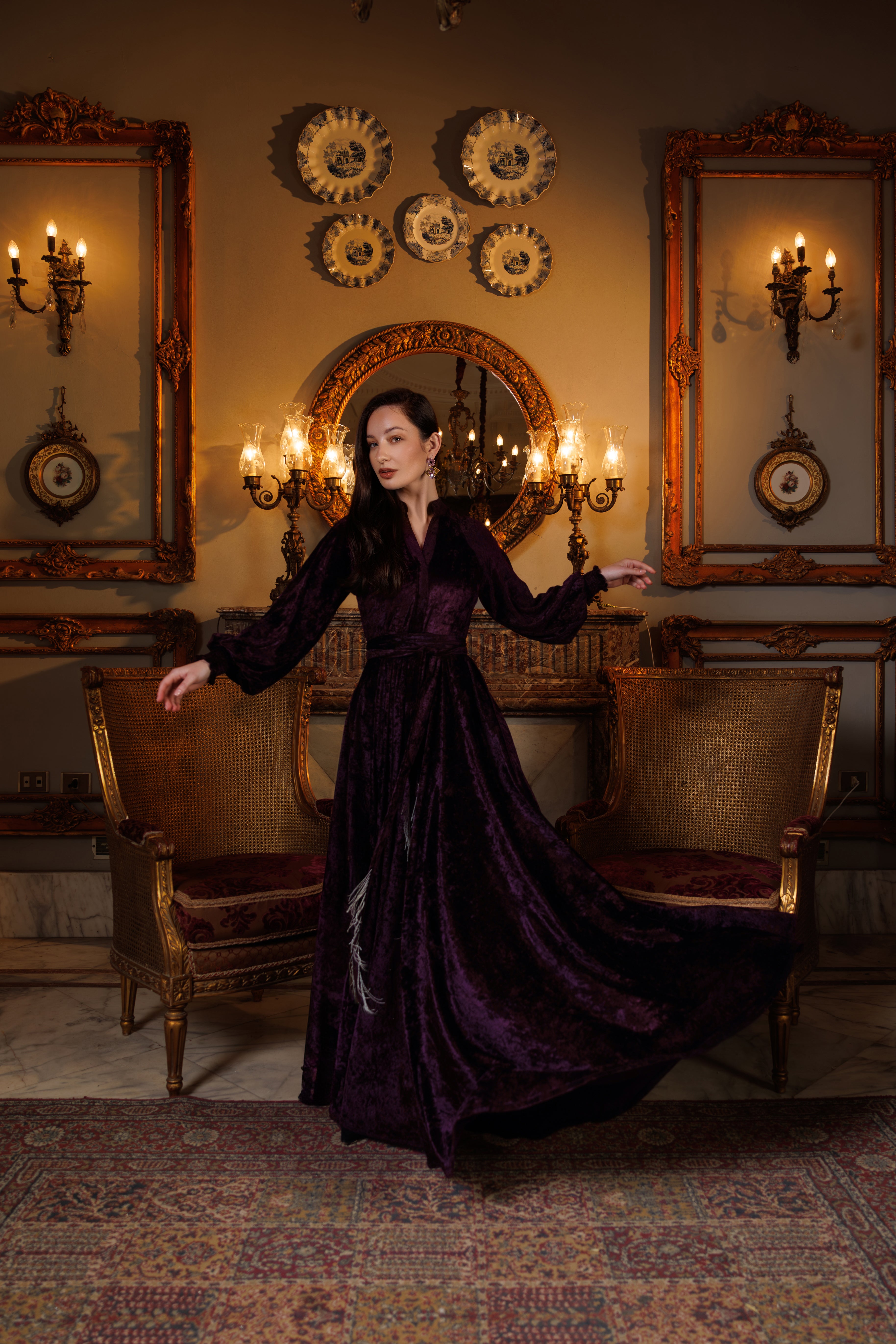 Raya Dress | Purple Black Swan Fashion