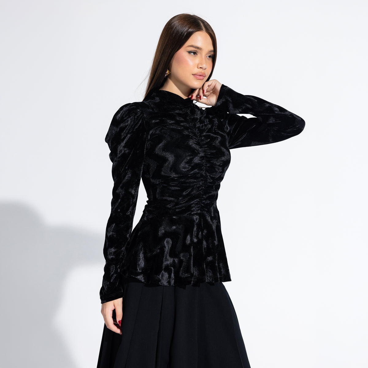 Starling Blouse | Black Black Swan Fashion
