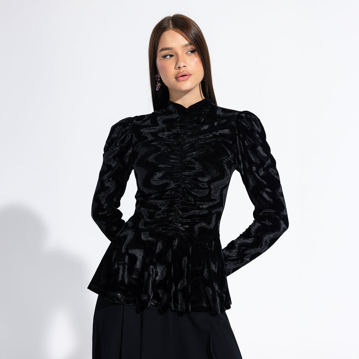 Starling Blouse | Black Black Swan Fashion