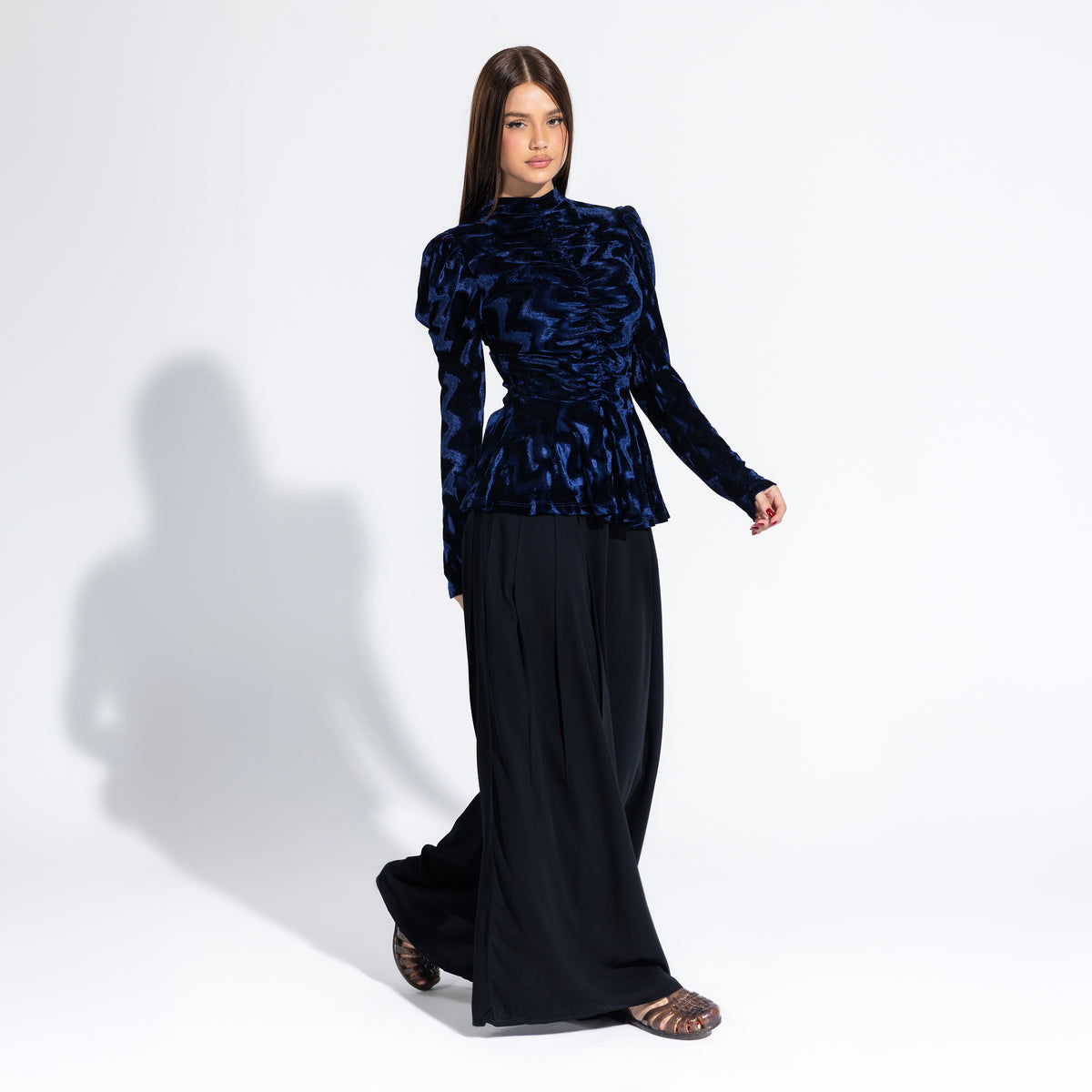 Starling Blouse | Navy Black Swan Fashion