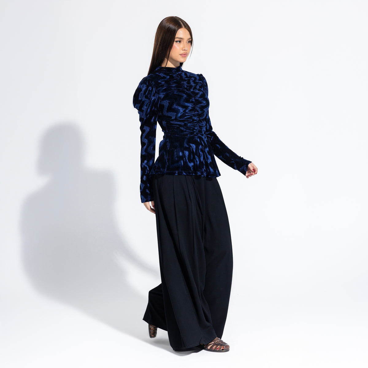 Starling Blouse | Navy Black Swan Fashion
