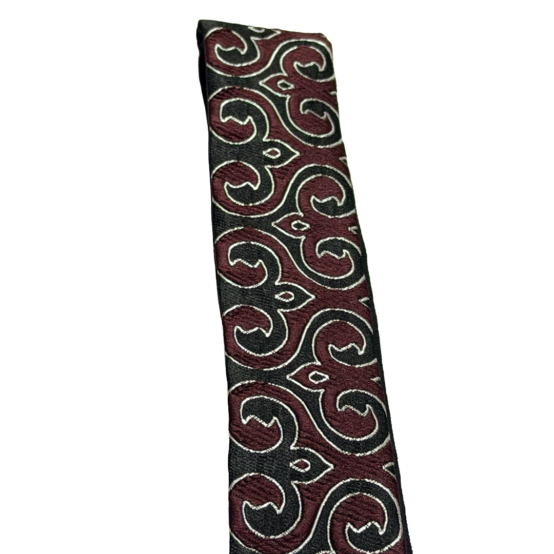 Swan Belt | Black & Burgundy Black Swan Fashion