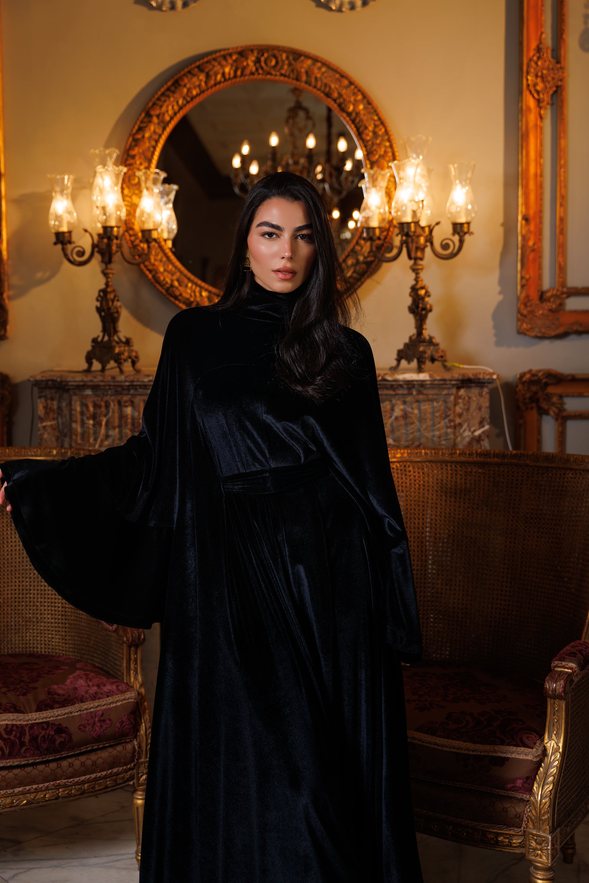 Talia Abaya | Black Black Swan Fashion