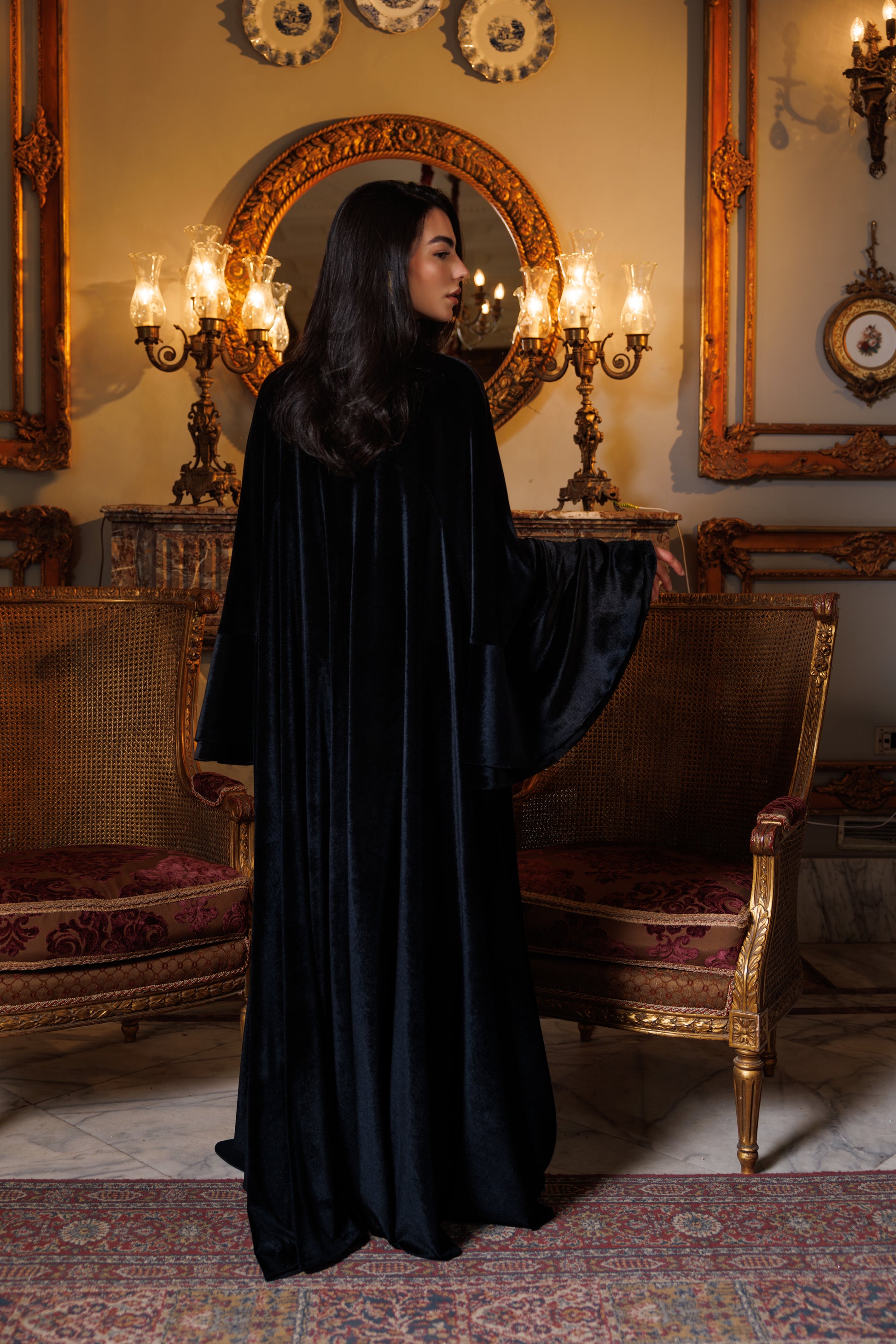 Talia Abaya | Black Black Swan Fashion