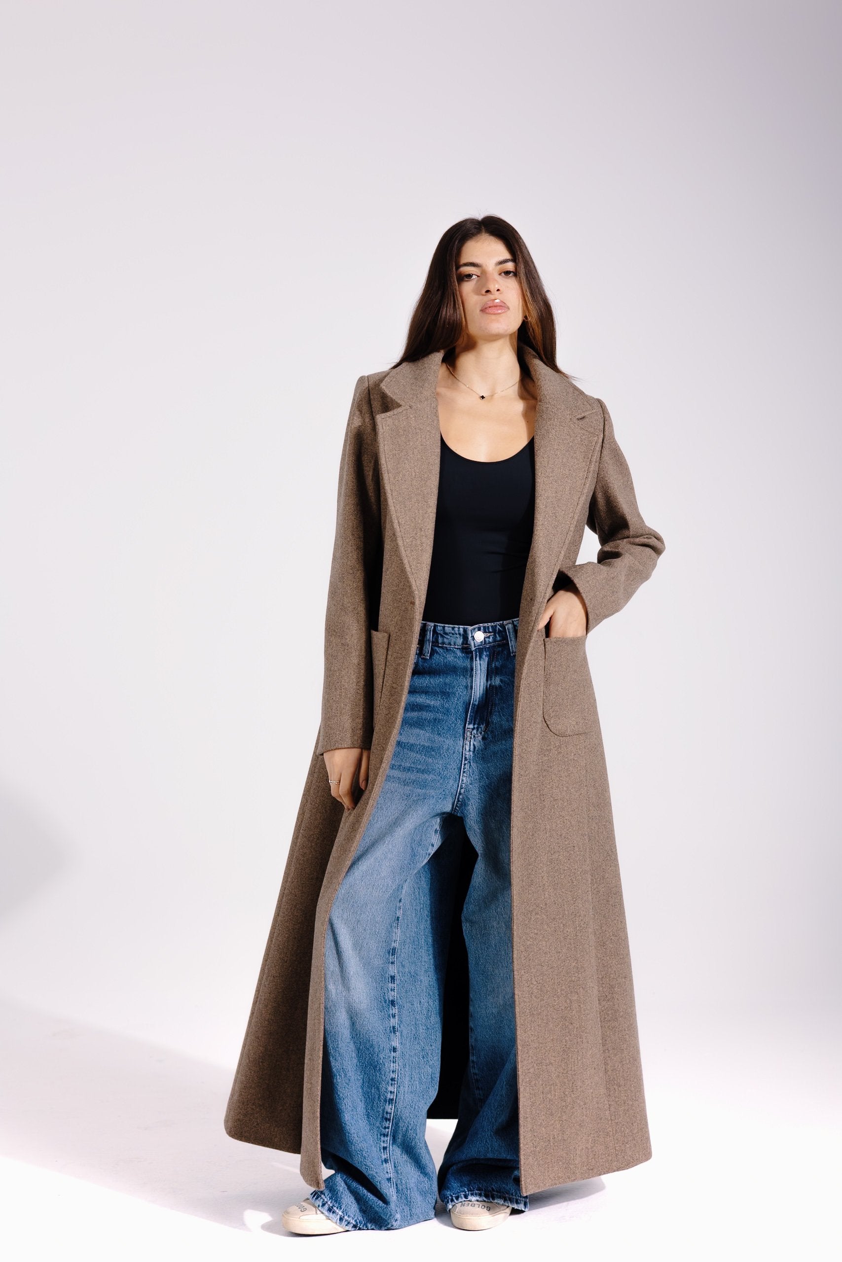 Valeria Coat | Beige Marl