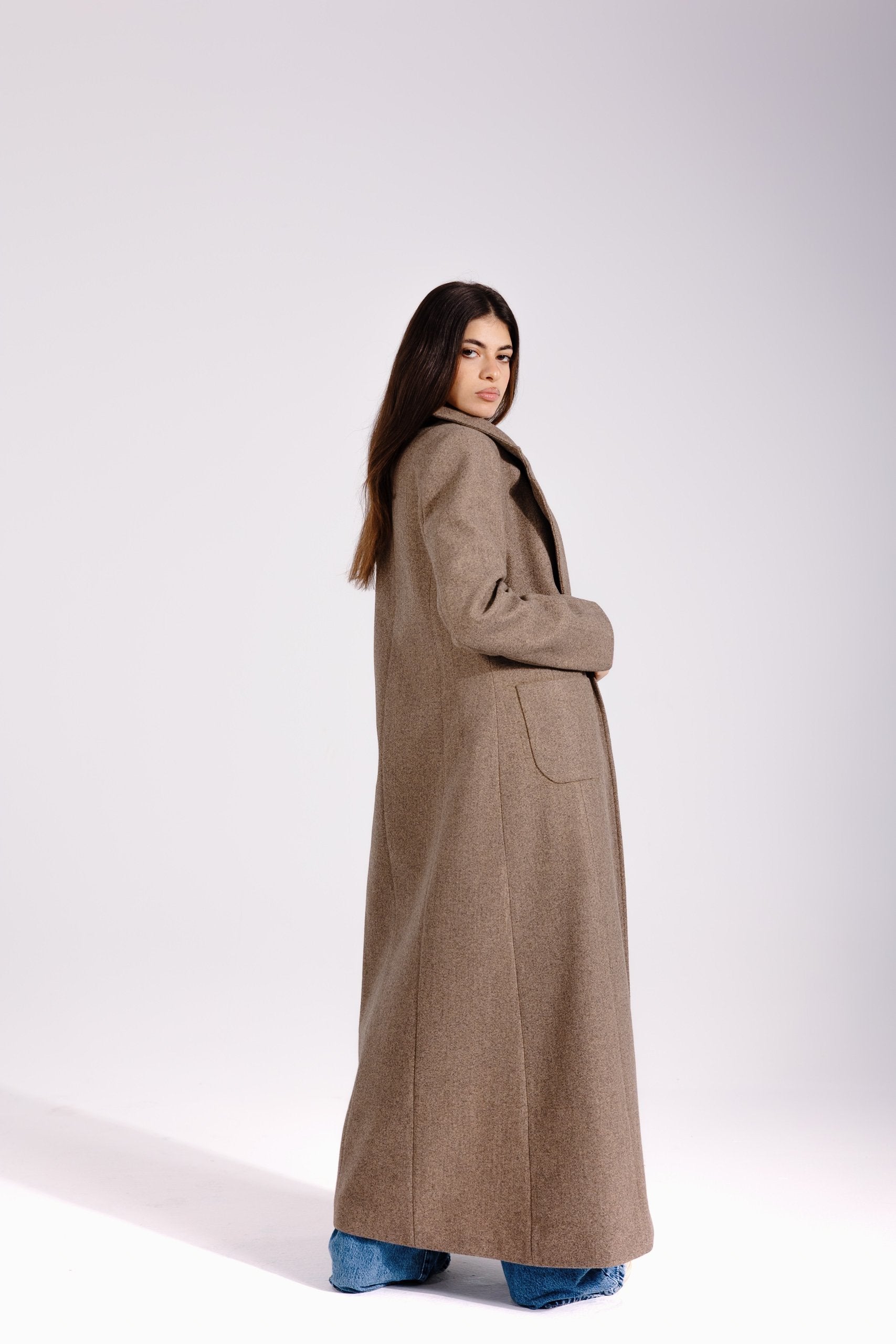 Valeria Coat | Beige Marl