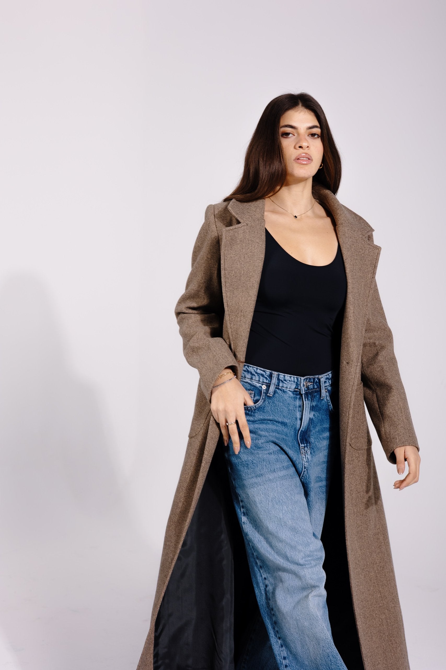 Valeria Coat | Beige Marl