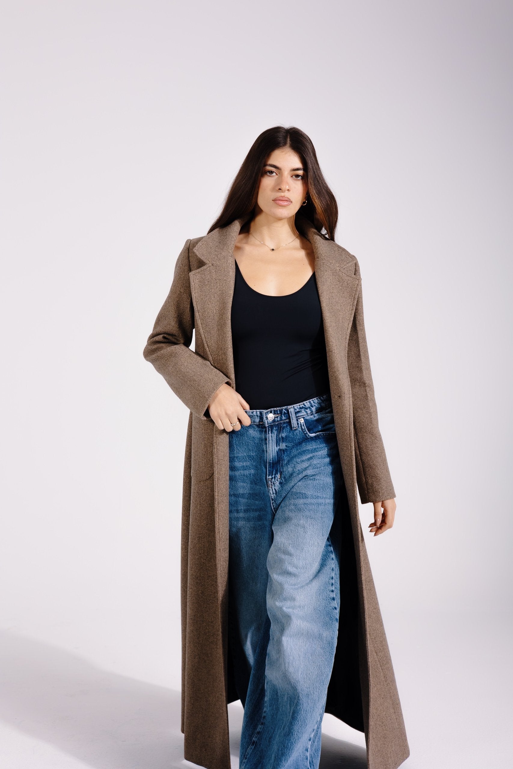 Valeria Coat | Beige Marl